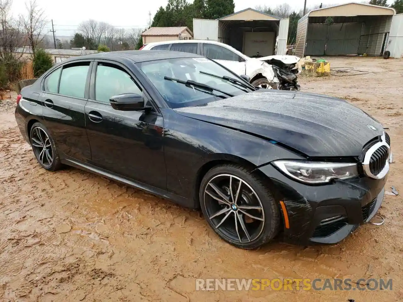 4 Photograph of a damaged car 3MW5R1J09M8B58684 BMW 3 SERIES 2021