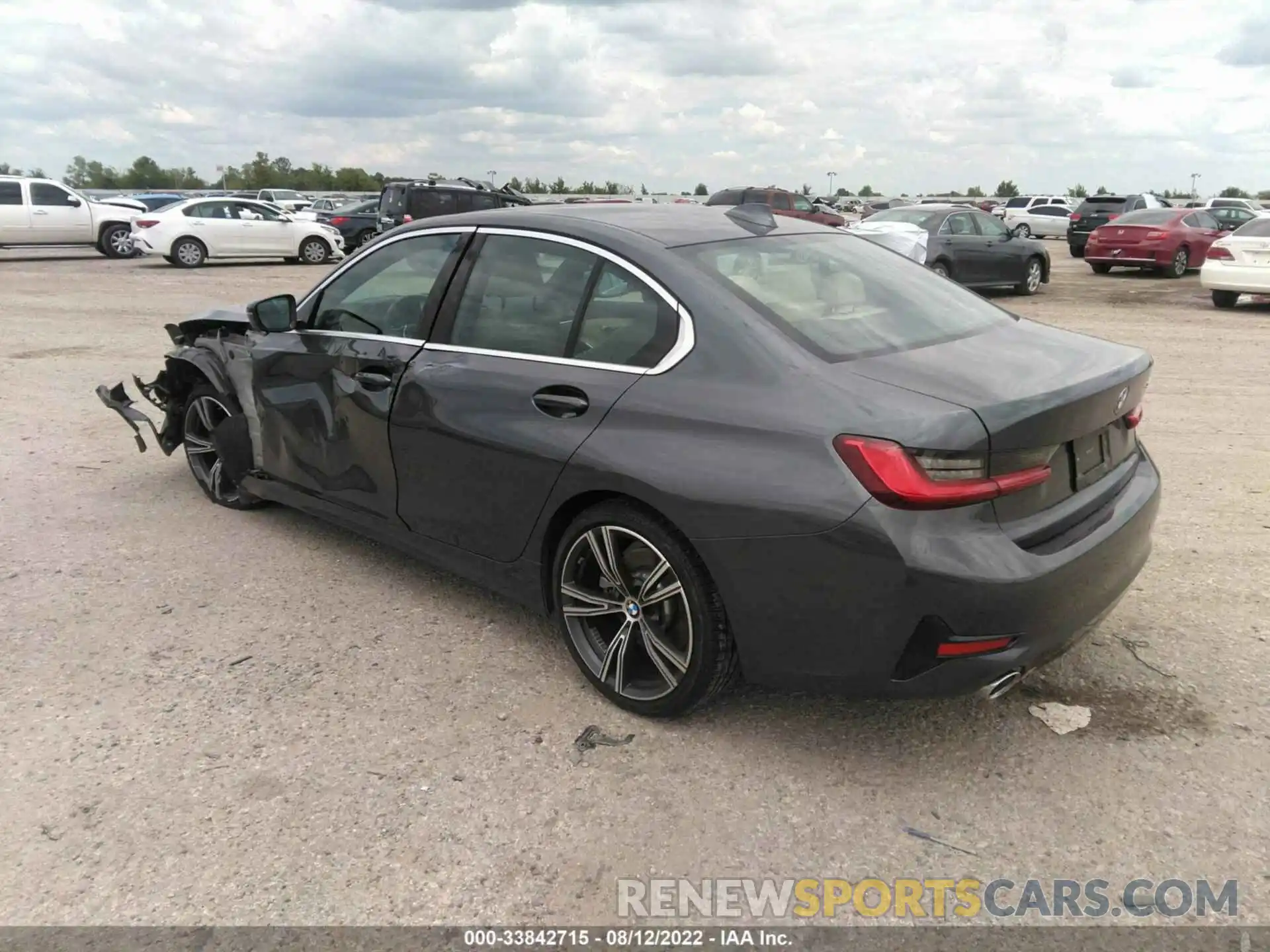 3 Photograph of a damaged car 3MW5R1J09M8B66736 BMW 3 SERIES 2021