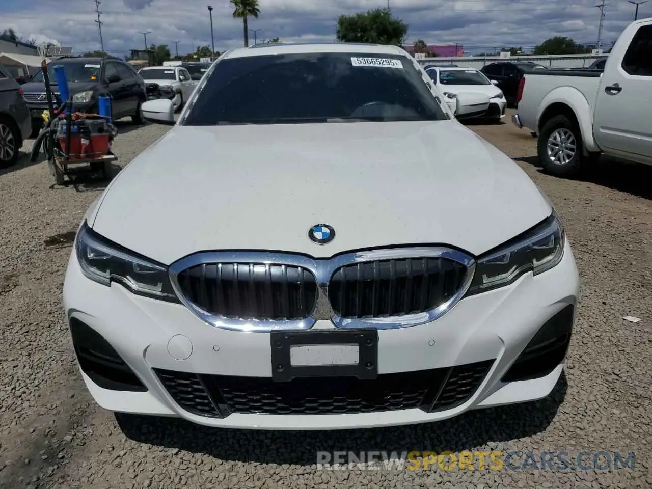 5 Photograph of a damaged car 3MW5R1J09M8B77123 BMW 3 SERIES 2021