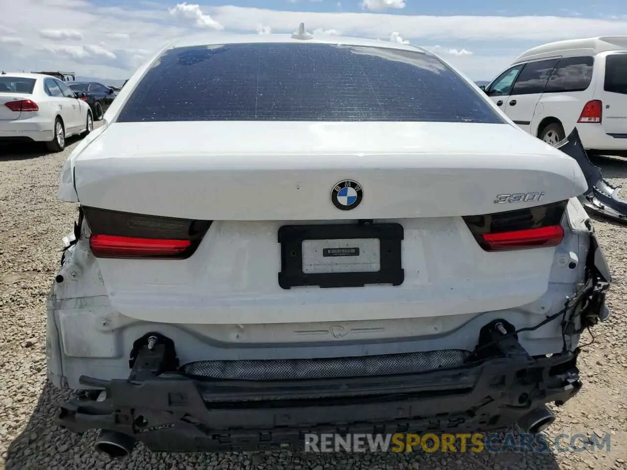 6 Photograph of a damaged car 3MW5R1J09M8B77123 BMW 3 SERIES 2021