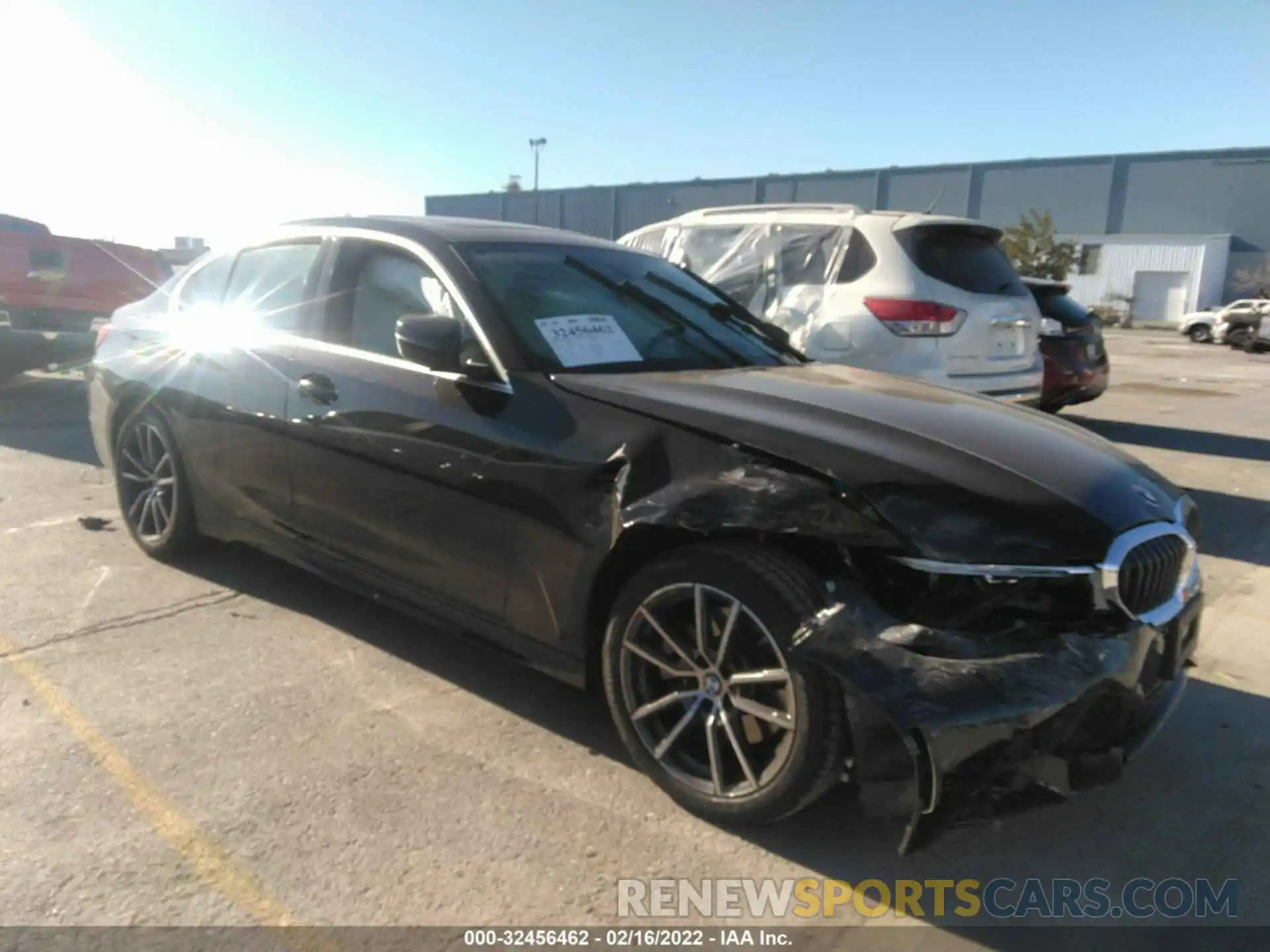 1 Photograph of a damaged car 3MW5R1J09M8B83651 BMW 3 SERIES 2021