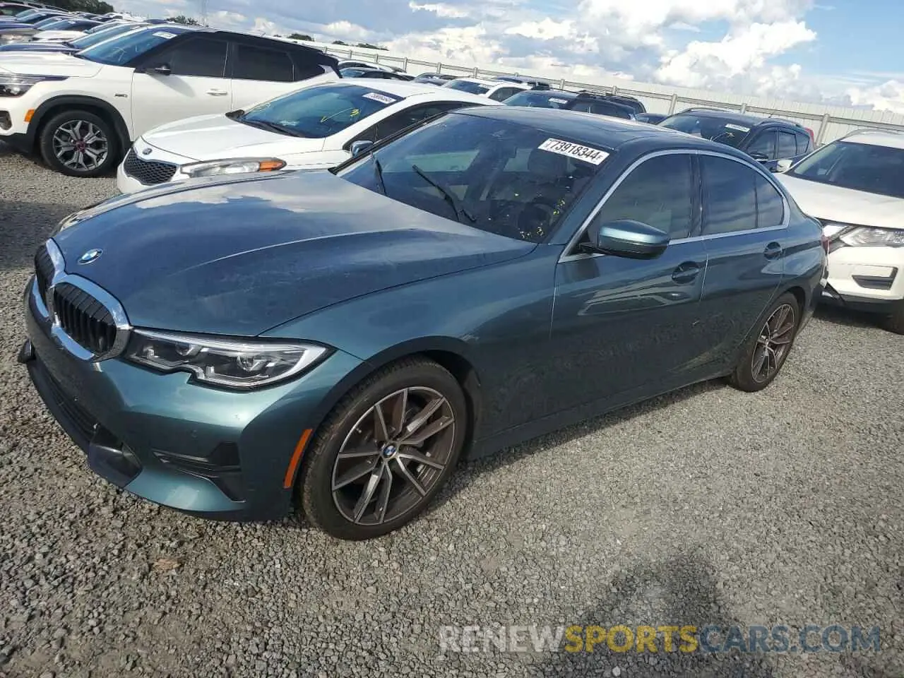 1 Photograph of a damaged car 3MW5R1J09M8B99221 BMW 3 SERIES 2021