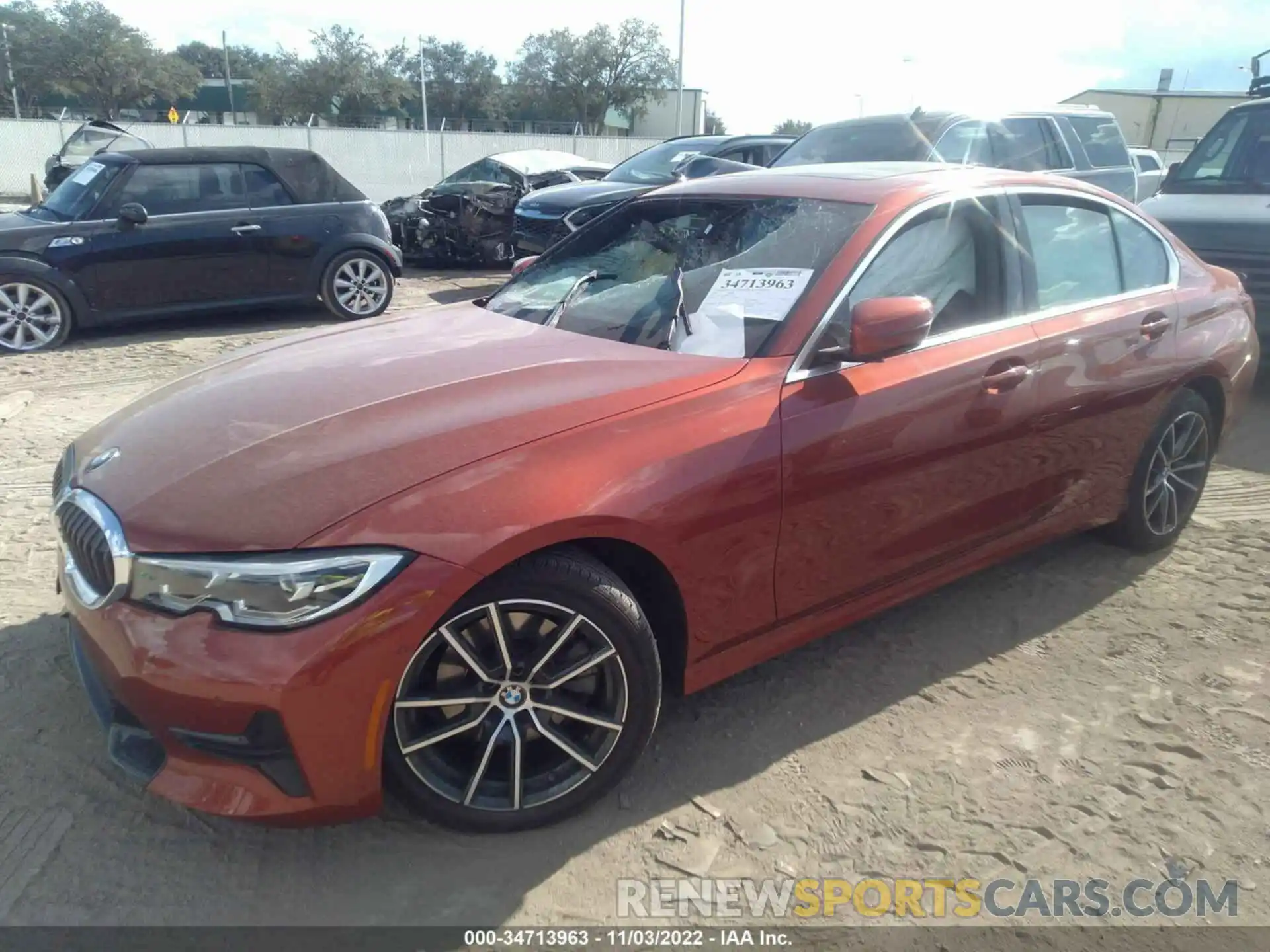 2 Photograph of a damaged car 3MW5R1J09M8C03512 BMW 3 SERIES 2021