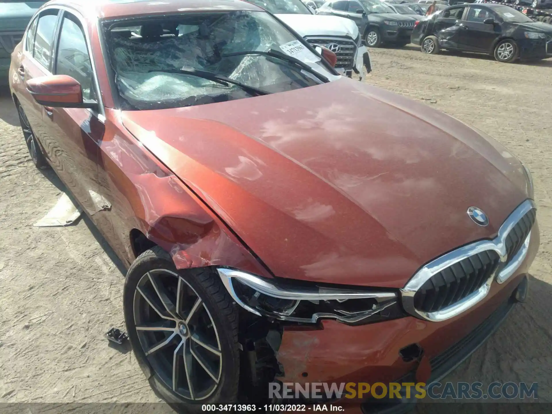 6 Photograph of a damaged car 3MW5R1J09M8C03512 BMW 3 SERIES 2021