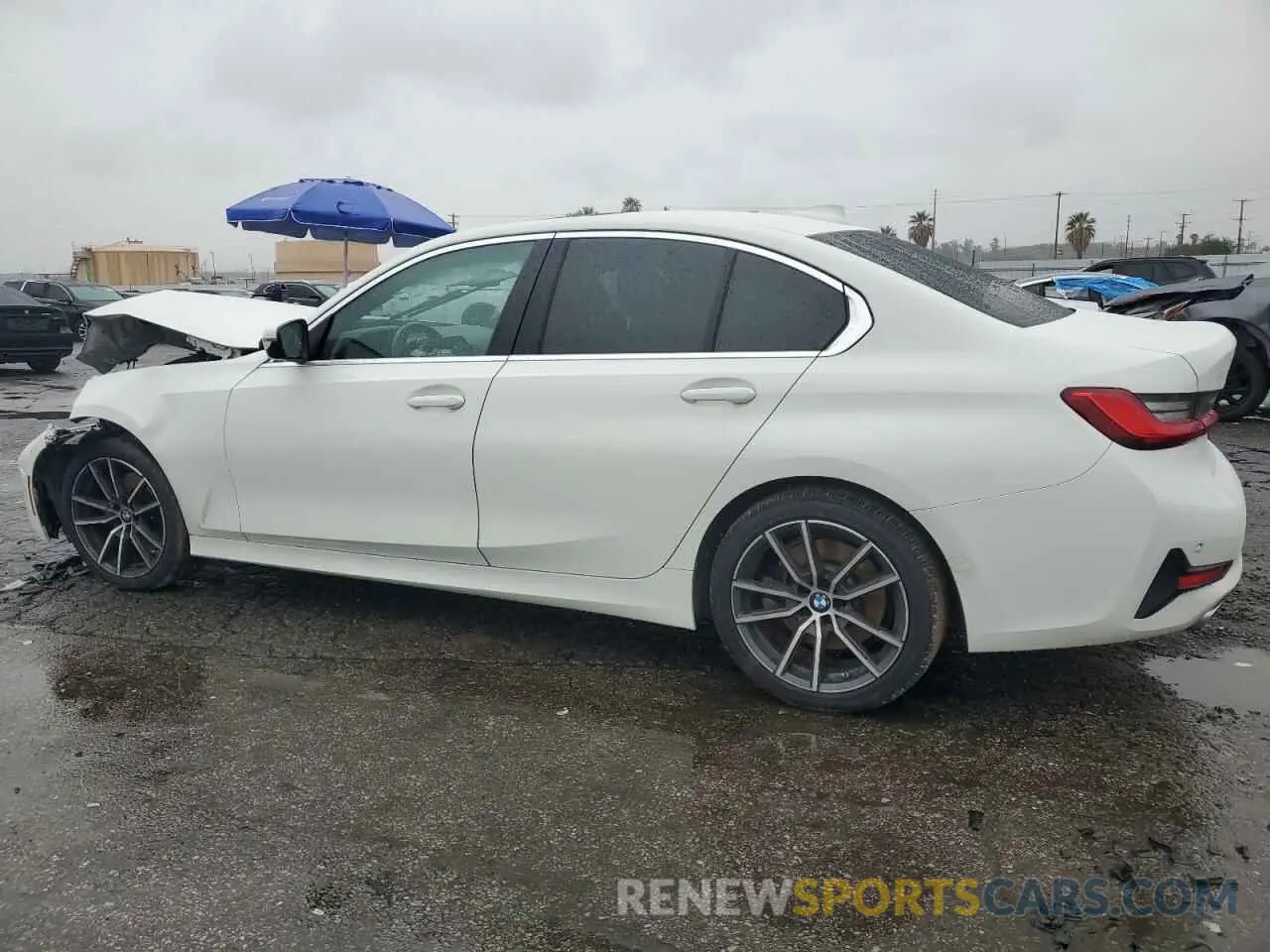 2 Photograph of a damaged car 3MW5R1J0XM8B48990 BMW 3 SERIES 2021
