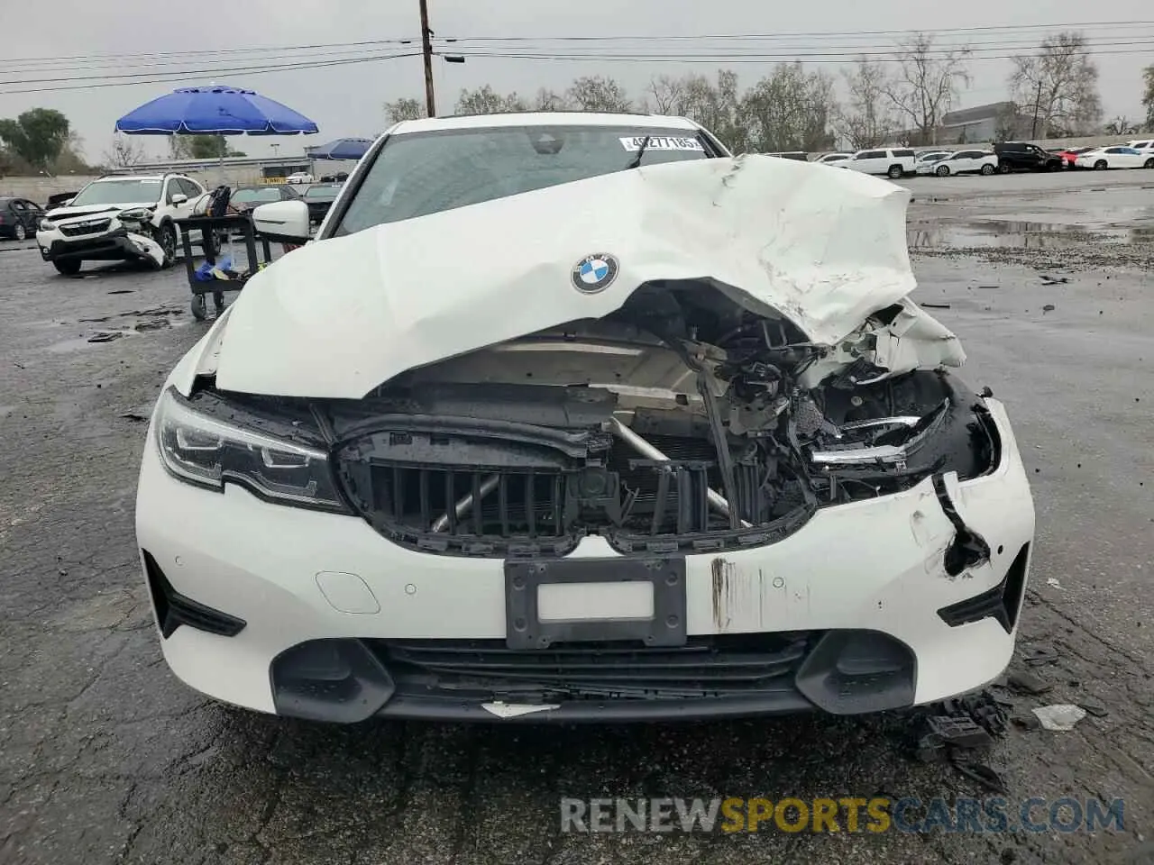 5 Photograph of a damaged car 3MW5R1J0XM8B48990 BMW 3 SERIES 2021