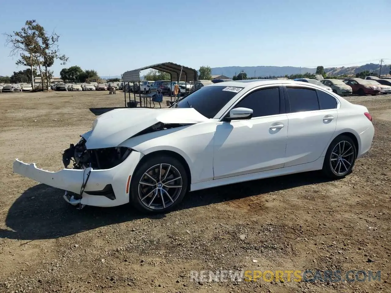 1 Photograph of a damaged car 3MW5R1J0XM8B50531 BMW 3 SERIES 2021