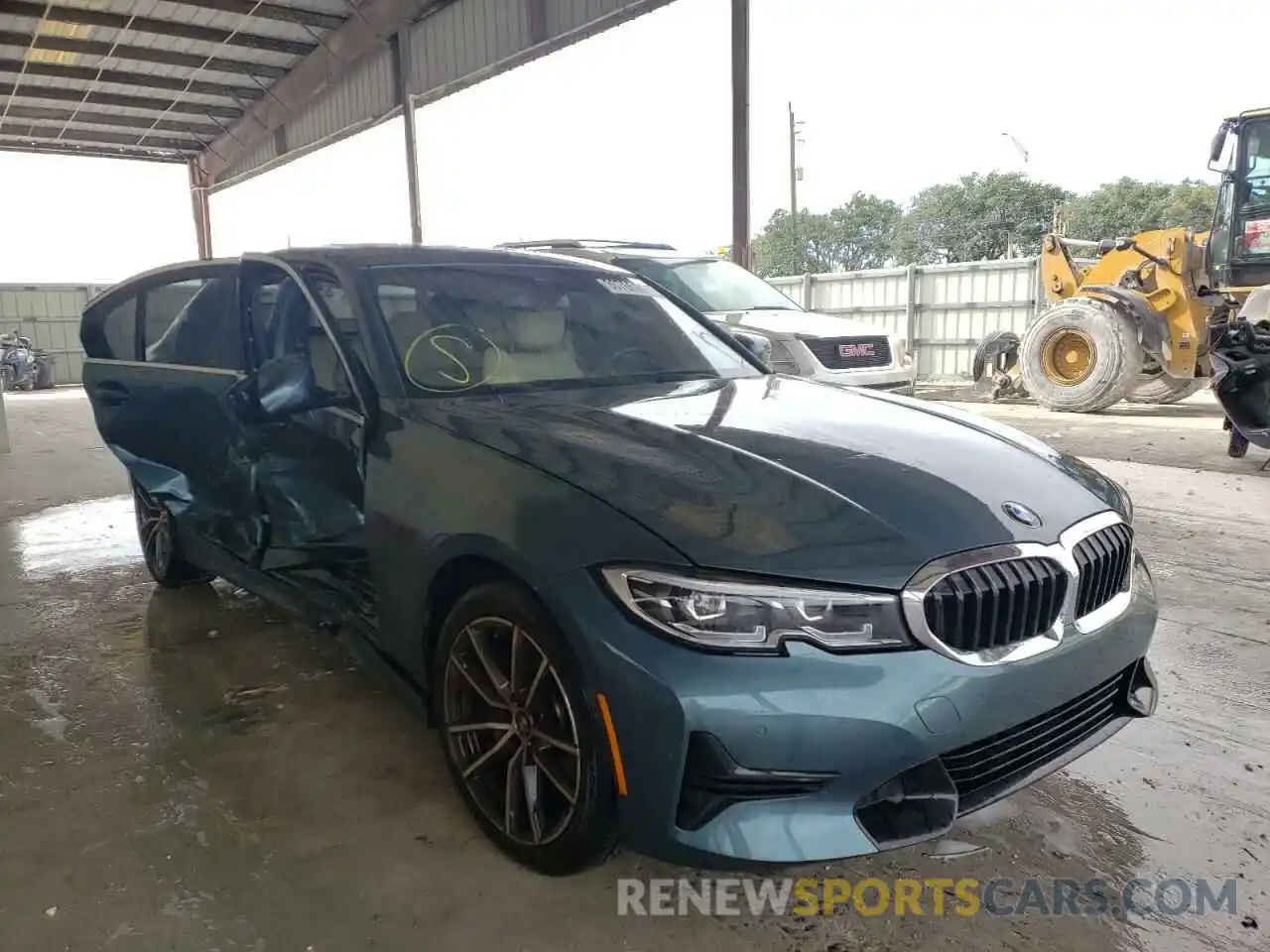 1 Photograph of a damaged car 3MW5R1J0XM8B82721 BMW 3 SERIES 2021