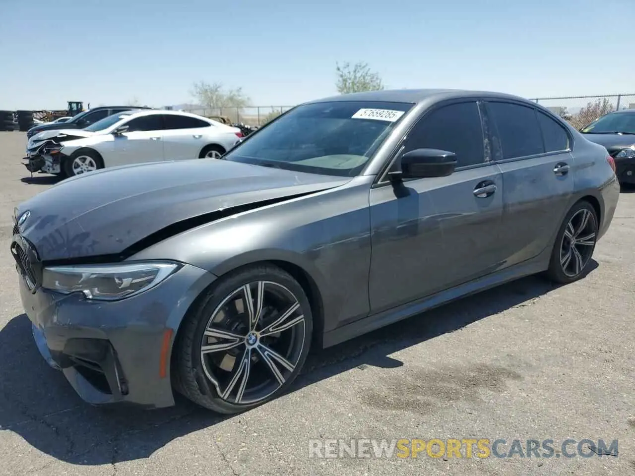 1 Photograph of a damaged car 3MW5R1J0XM8B95808 BMW 3 SERIES 2021