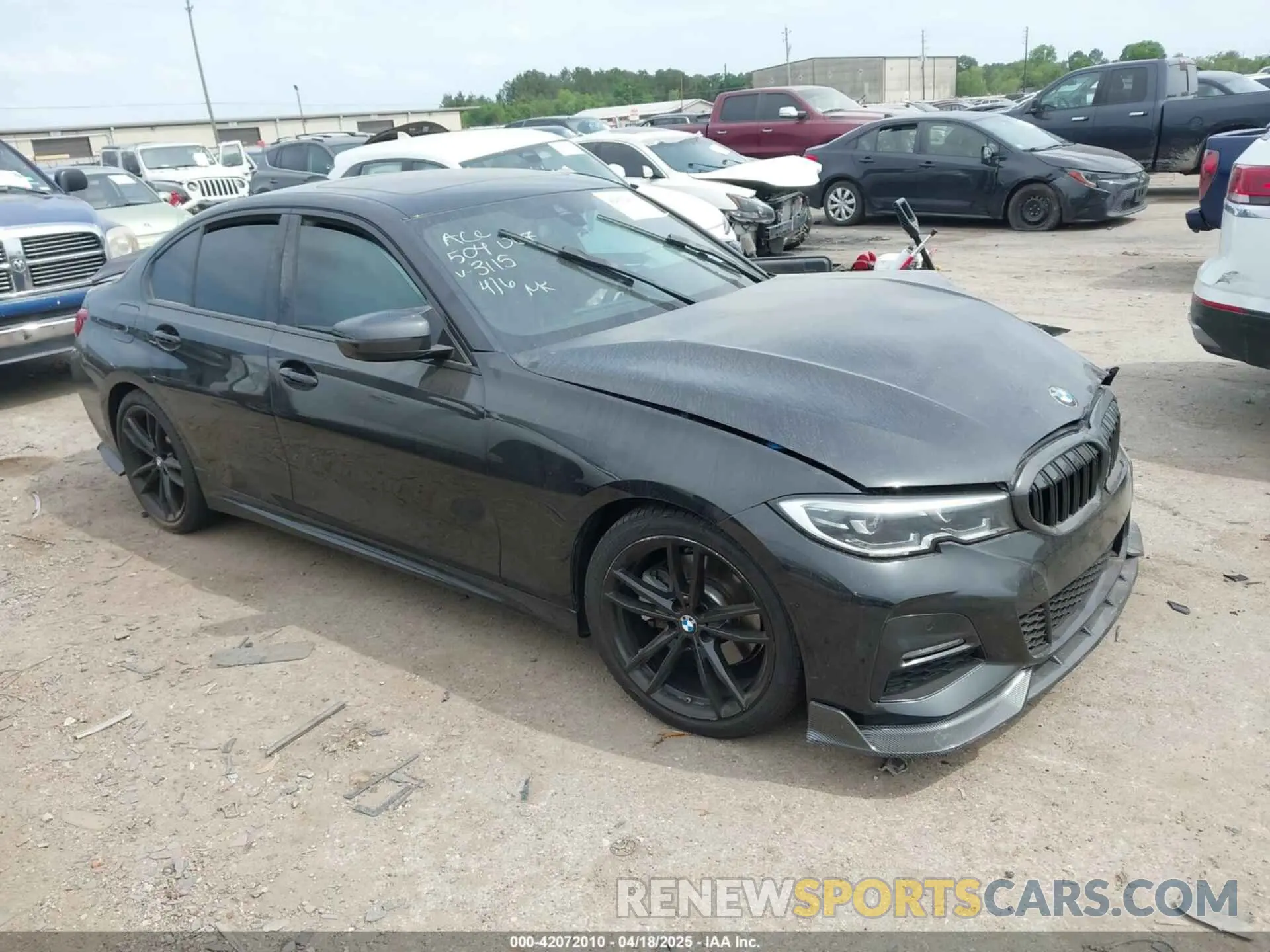 1 Photograph of a damaged car 3MW5R1J0XM8C03115 BMW 3 SERIES 2021