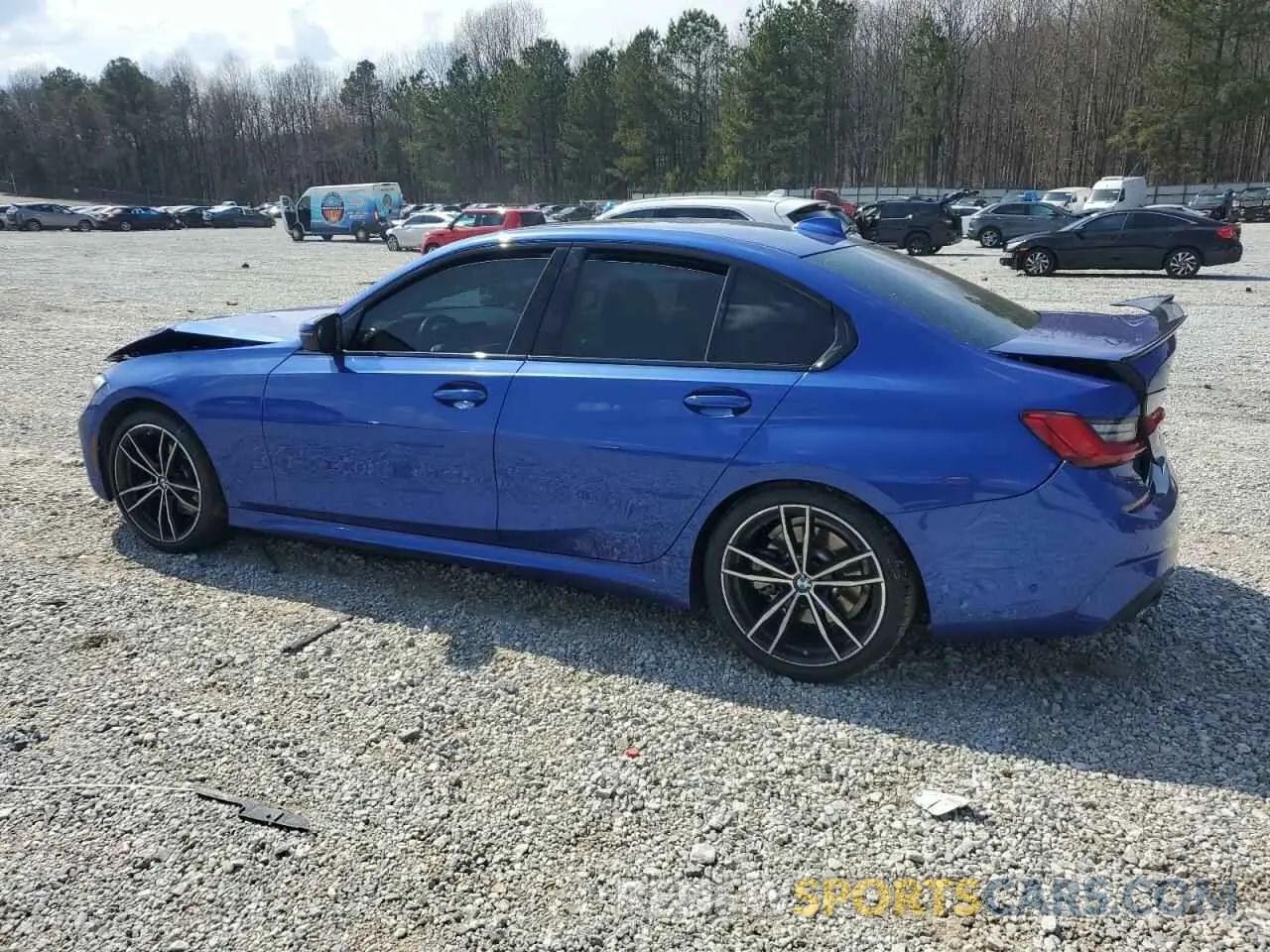 2 Photograph of a damaged car 3MW5R1J0XM8C03213 BMW 3 SERIES 2021