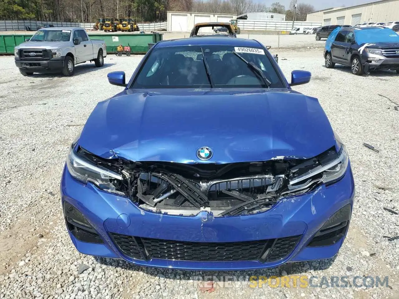 5 Photograph of a damaged car 3MW5R1J0XM8C03213 BMW 3 SERIES 2021