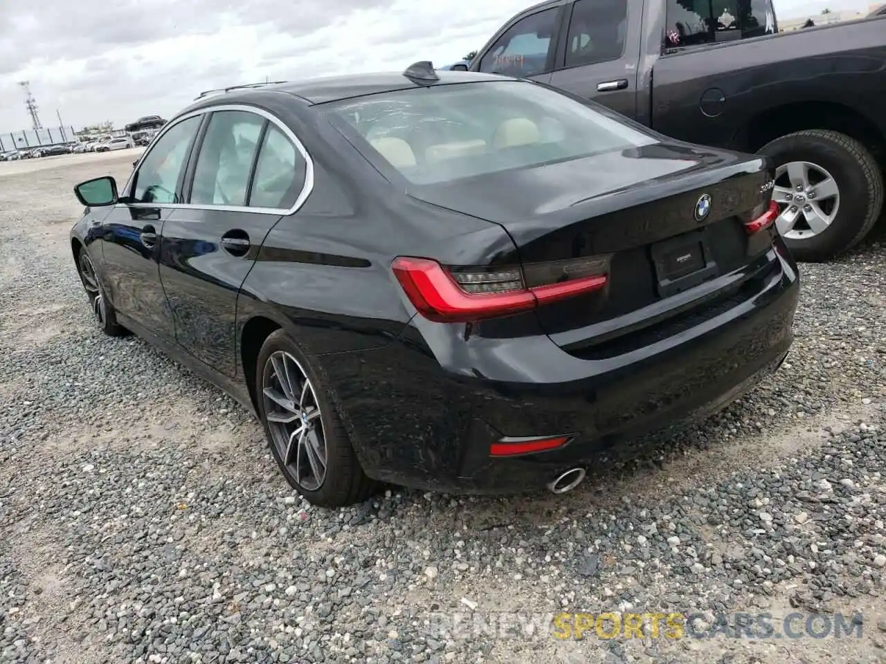 3 Photograph of a damaged car 3MW5R1J0XM8C07715 BMW 3 SERIES 2021