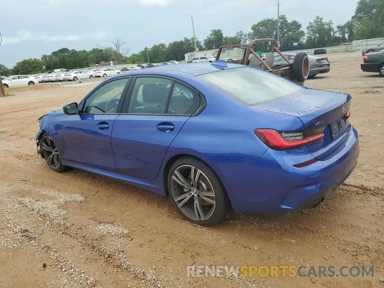 2 Photograph of a damaged car 3MW5R7J00M8B64277 BMW 3 SERIES 2021