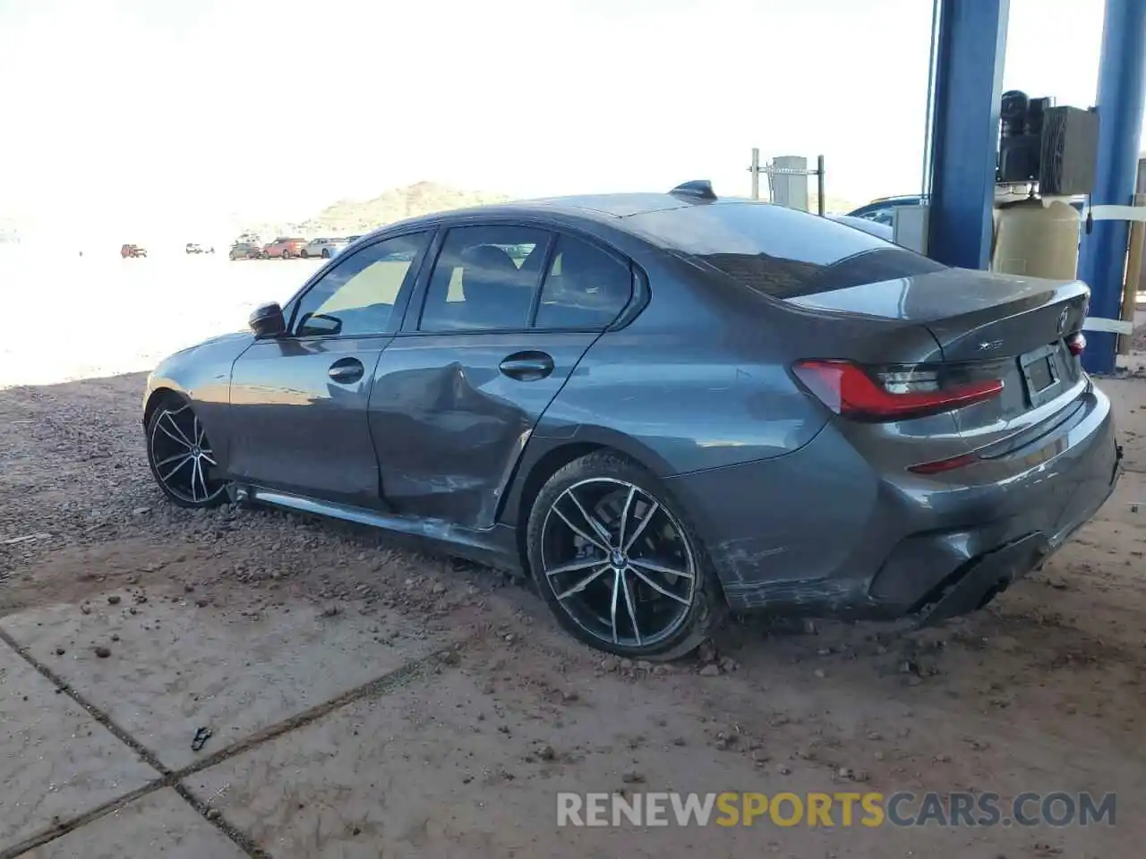 2 Photograph of a damaged car 3MW5R7J00M8B74839 BMW 3 SERIES 2021