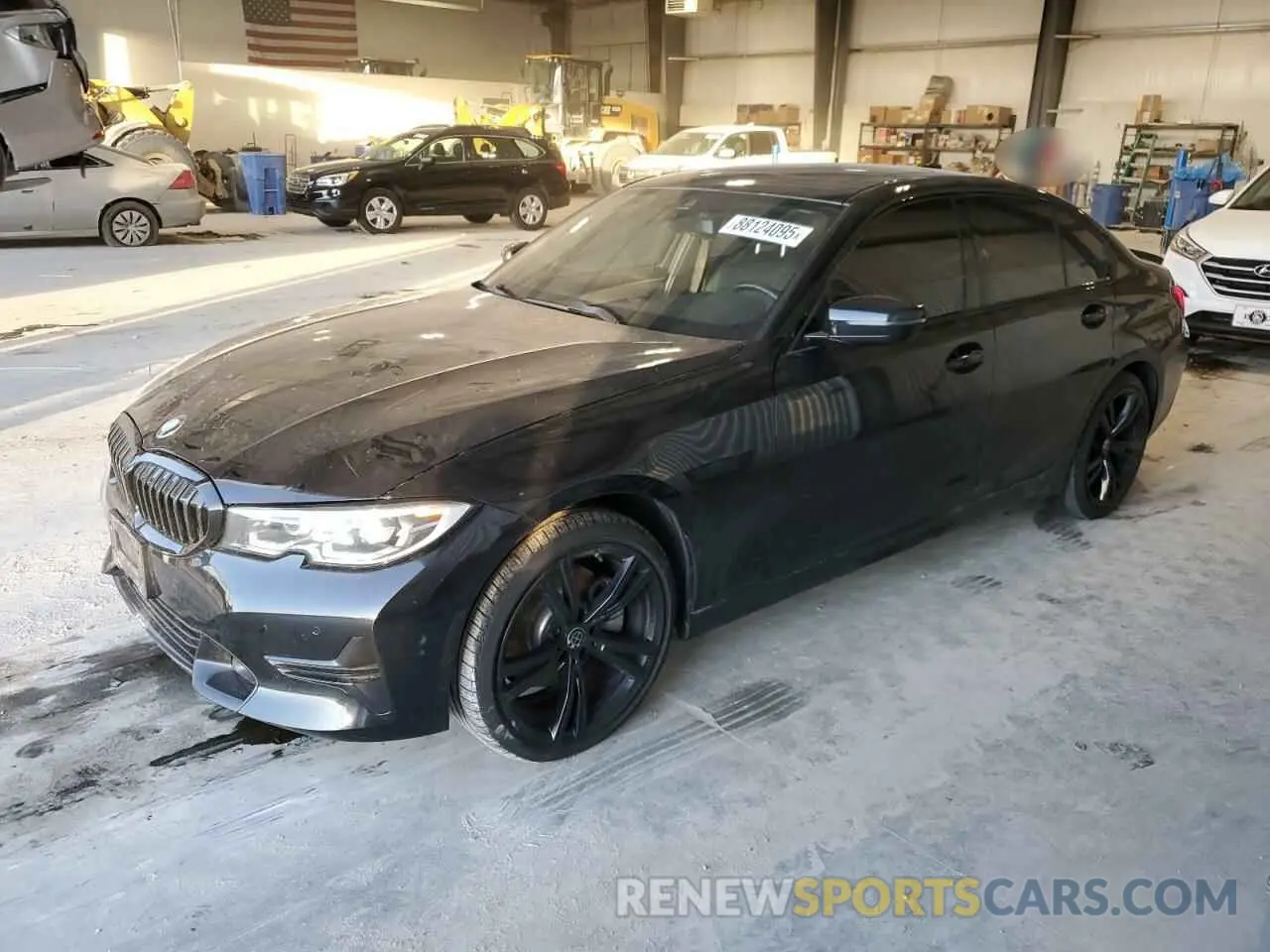 1 Photograph of a damaged car 3MW5R7J00M8B78311 BMW 3 SERIES 2021