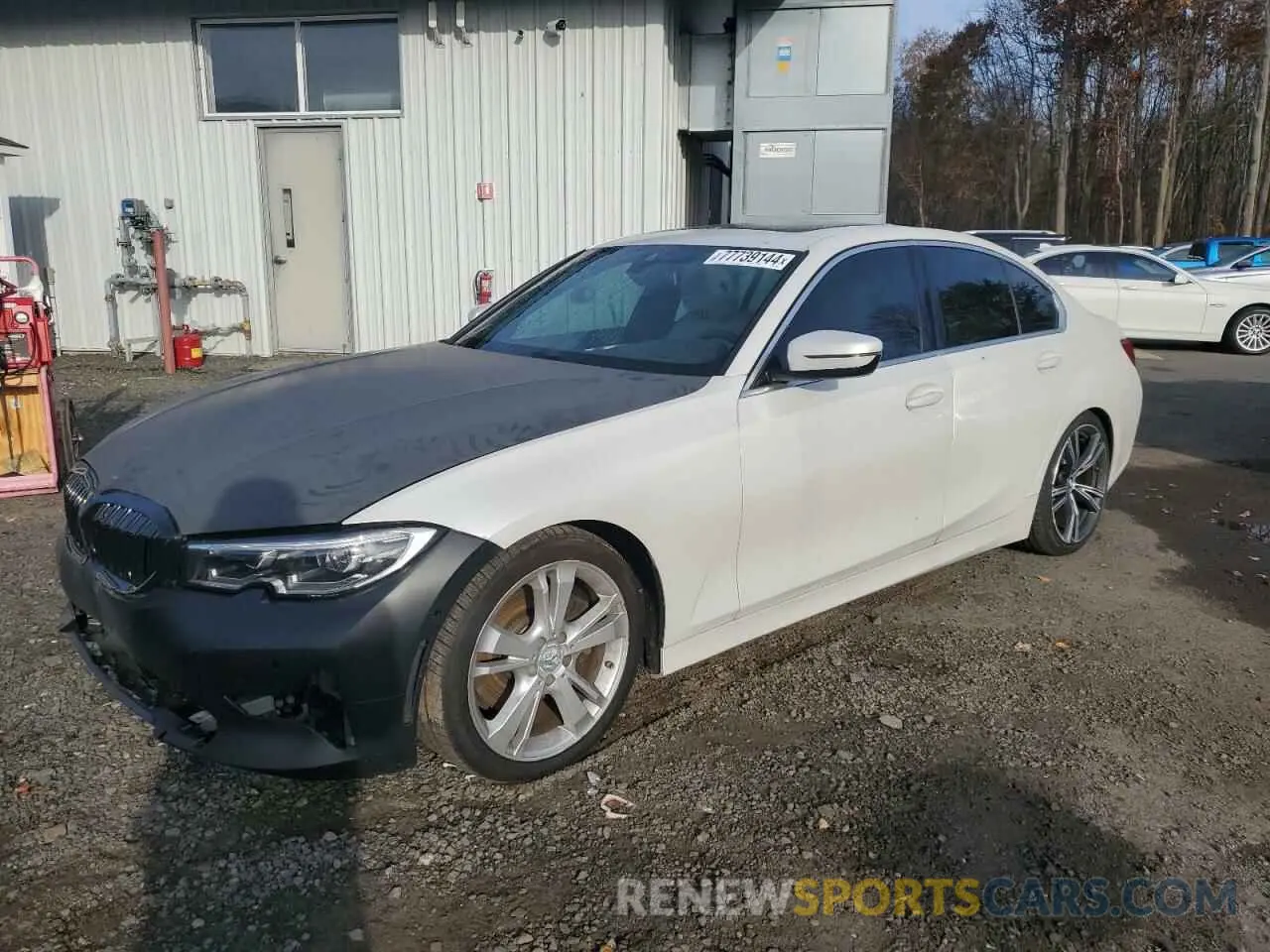 1 Photograph of a damaged car 3MW5R7J00M8B78356 BMW 3 SERIES 2021