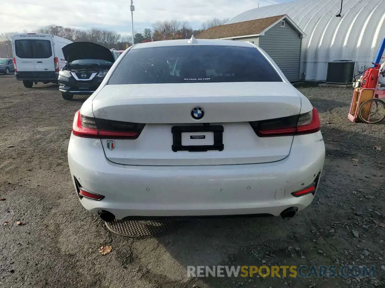 6 Photograph of a damaged car 3MW5R7J00M8B78356 BMW 3 SERIES 2021