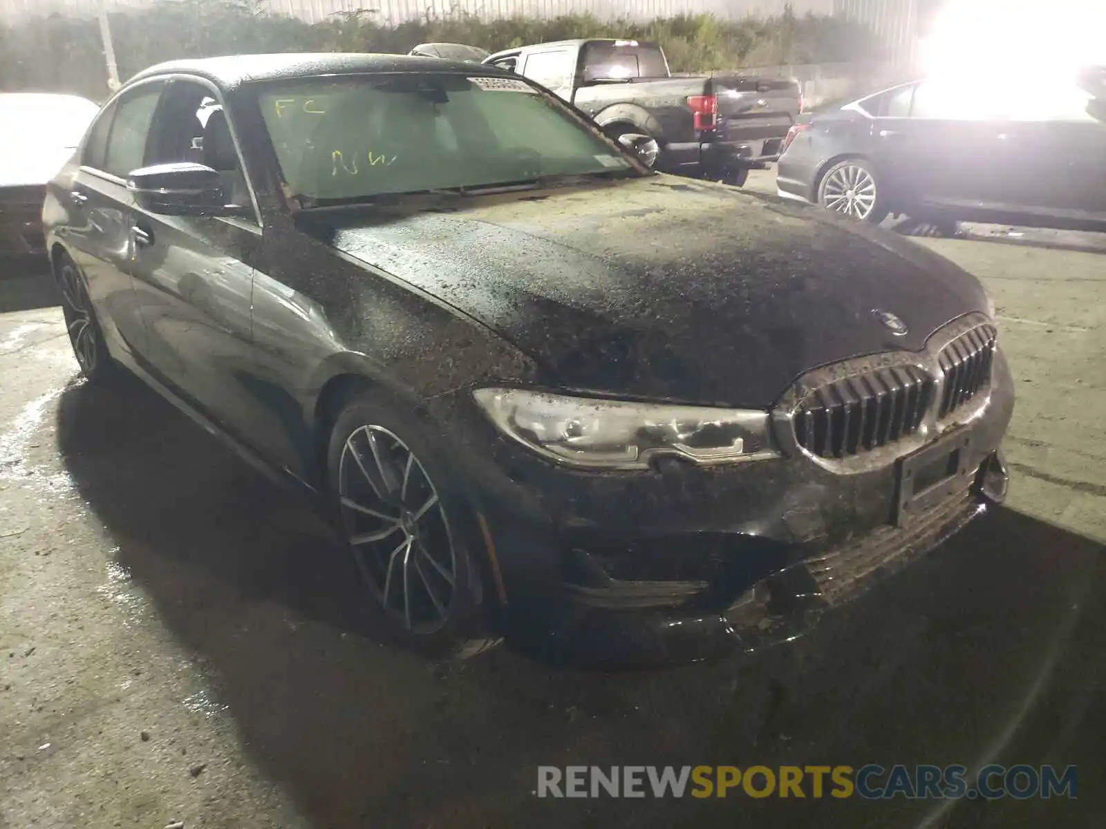 1 Photograph of a damaged car 3MW5R7J00M8B85677 BMW 3 SERIES 2021