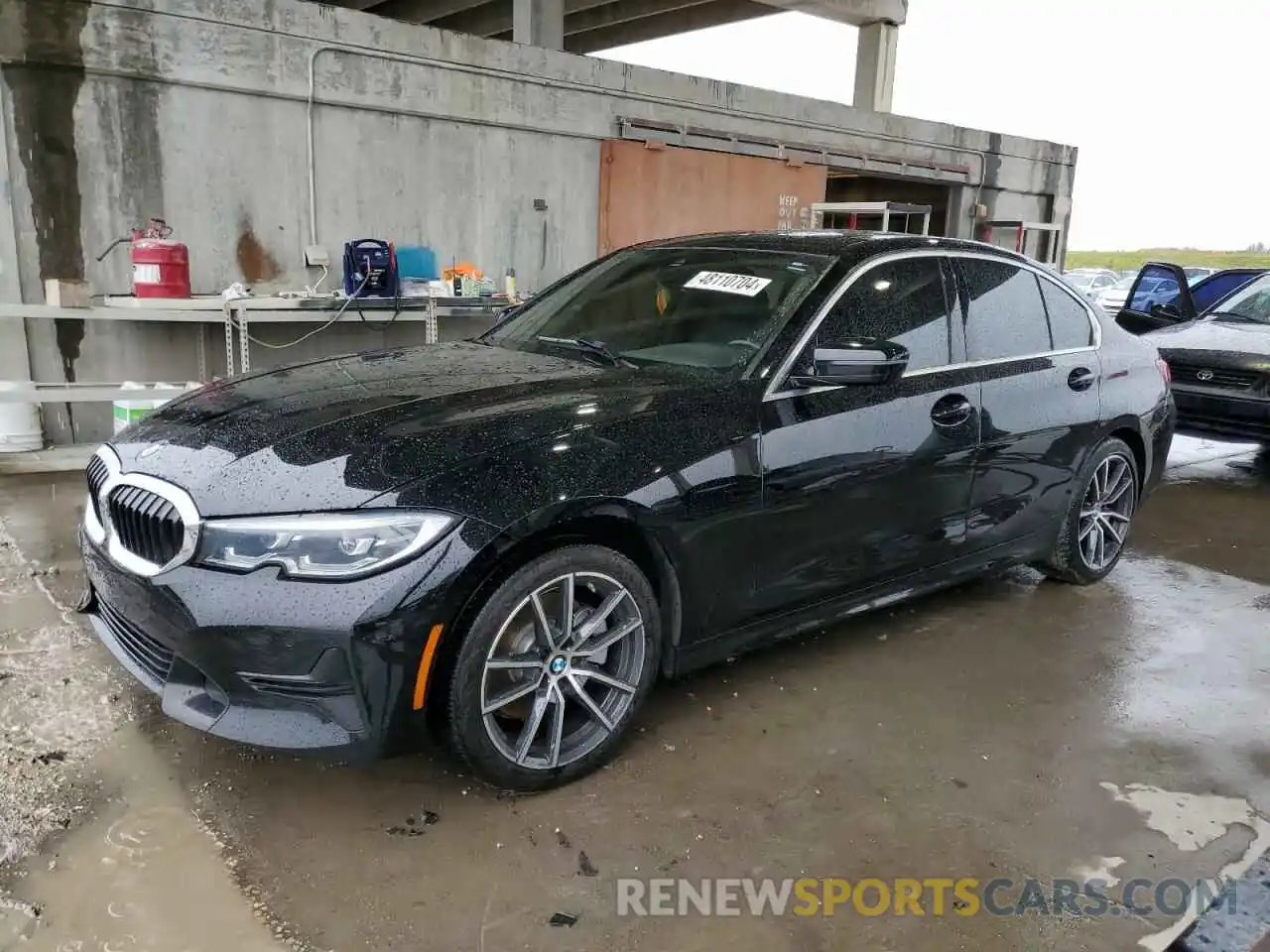 1 Photograph of a damaged car 3MW5R7J00M8B90295 BMW 3 SERIES 2021