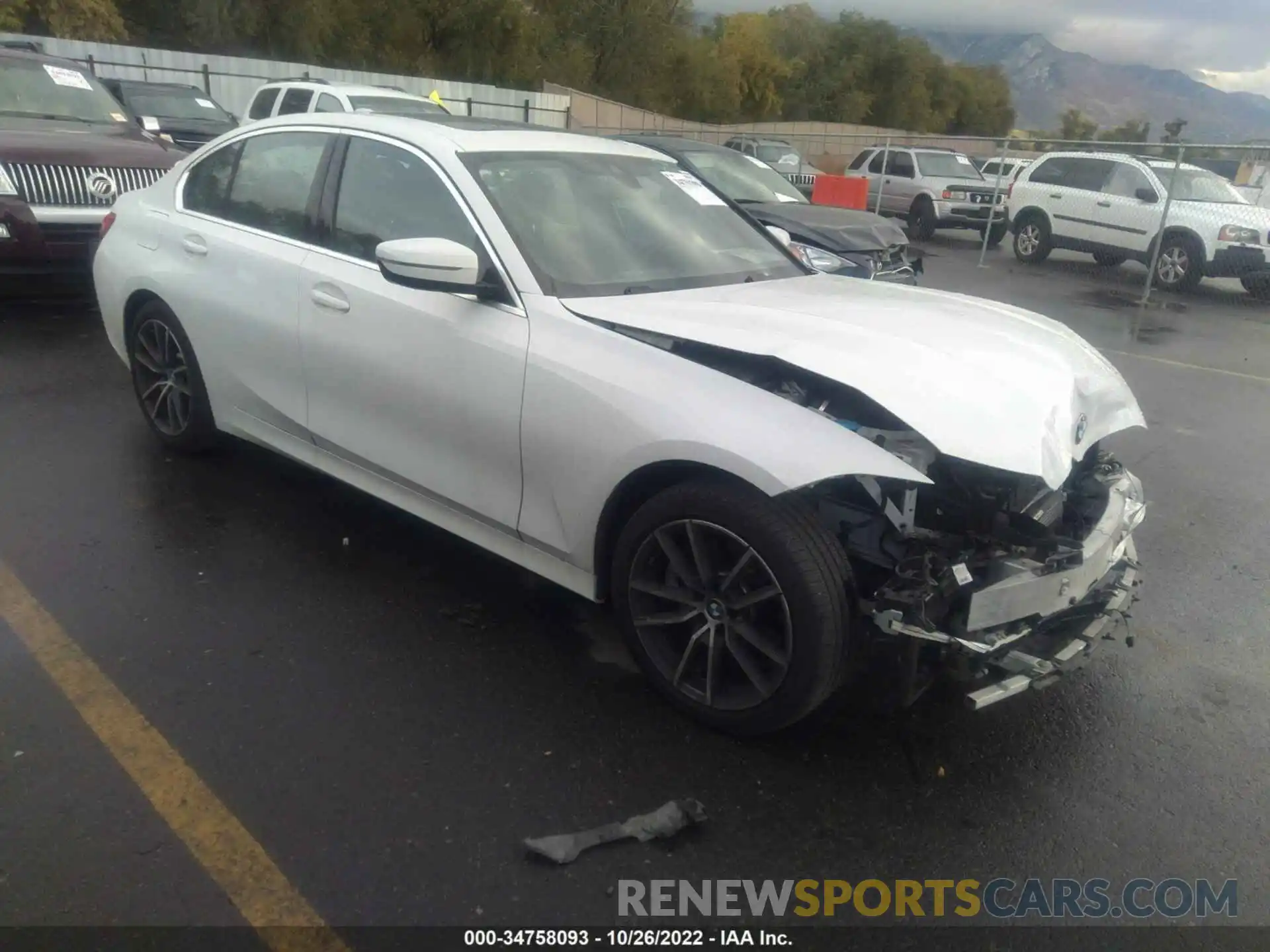 1 Photograph of a damaged car 3MW5R7J00M8B92905 BMW 3 SERIES 2021