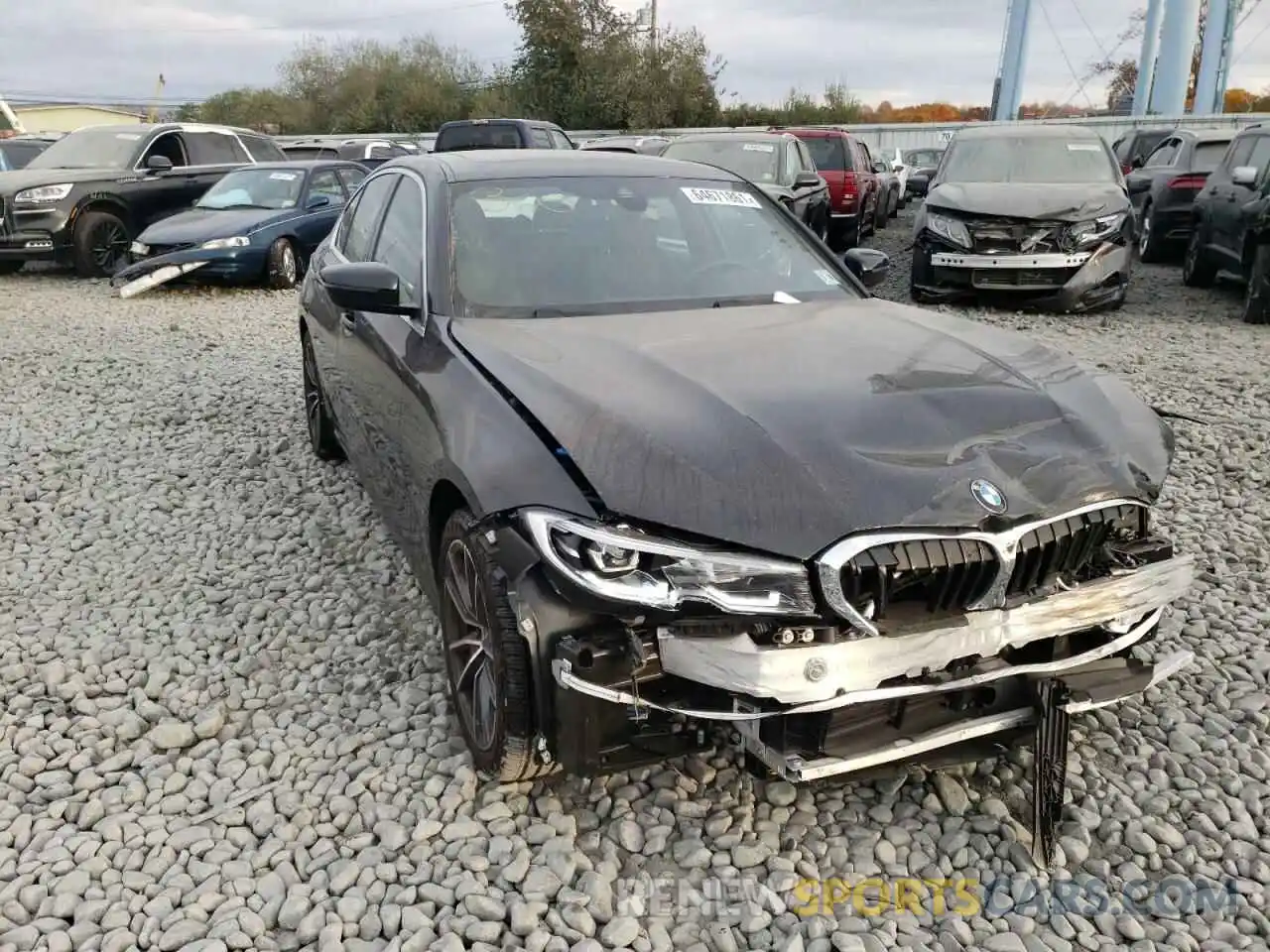 1 Photograph of a damaged car 3MW5R7J00M8B95688 BMW 3 SERIES 2021