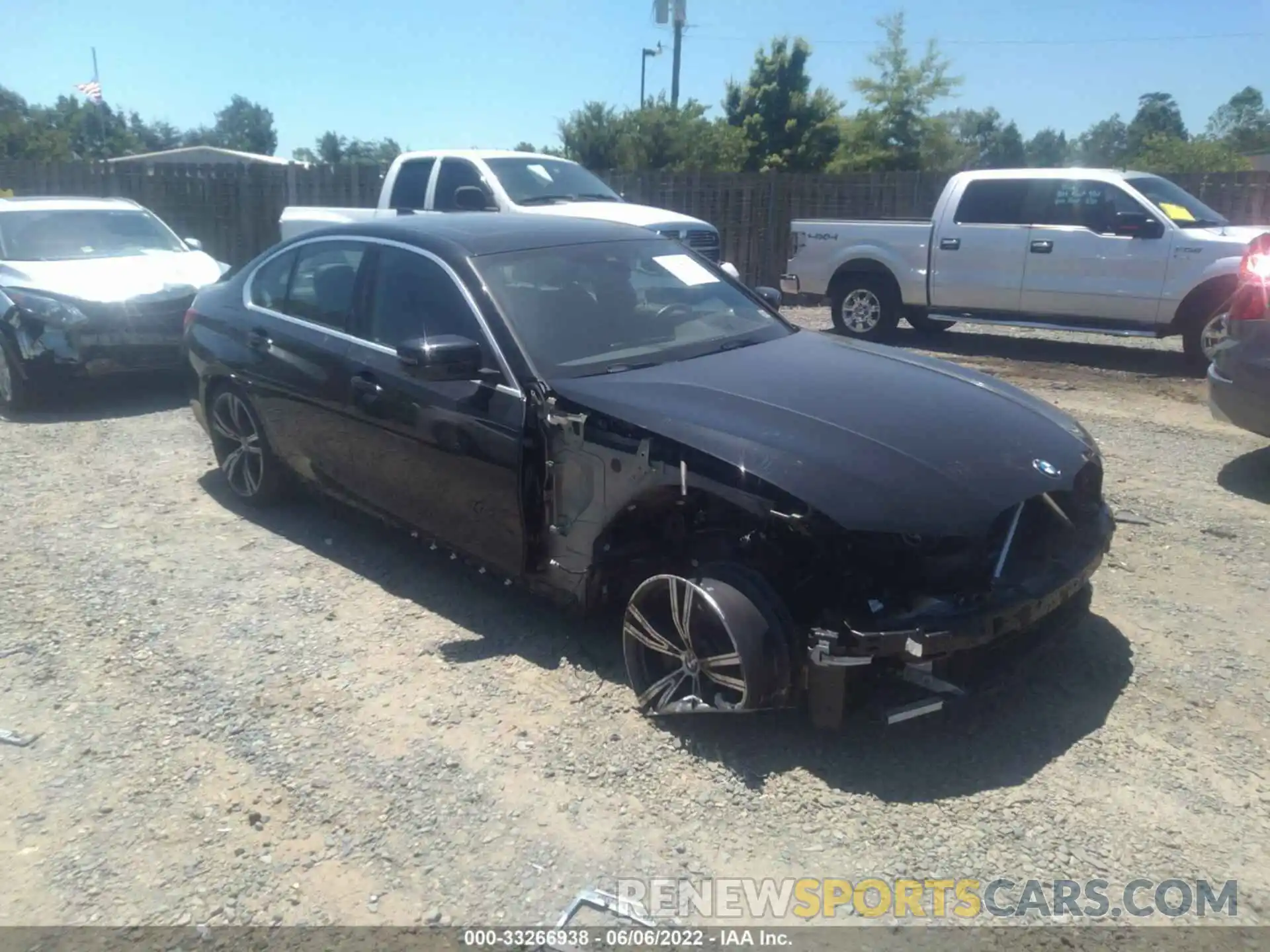 1 Photograph of a damaged car 3MW5R7J00M8B99045 BMW 3 SERIES 2021