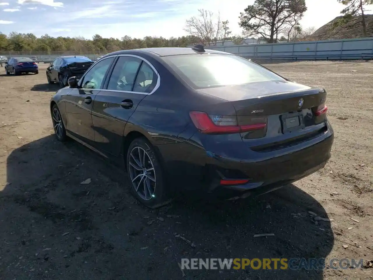 3 Photograph of a damaged car 3MW5R7J00M8C07287 BMW 3 SERIES 2021