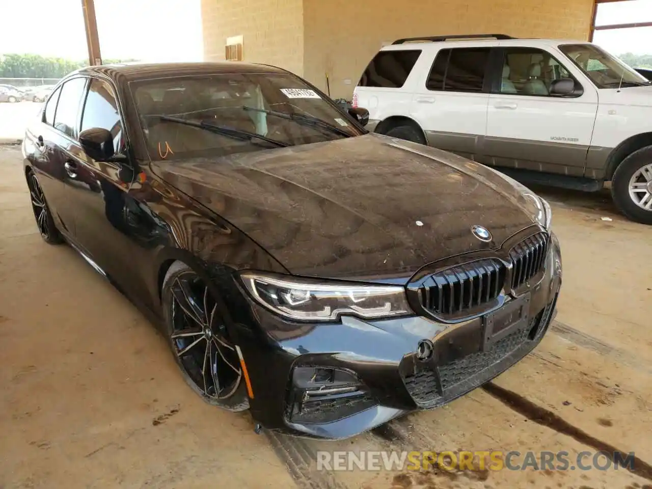 1 Photograph of a damaged car 3MW5R7J01M8B69391 BMW 3 SERIES 2021