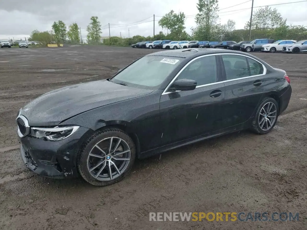 1 Photograph of a damaged car 3MW5R7J01M8B98681 BMW 3 SERIES 2021
