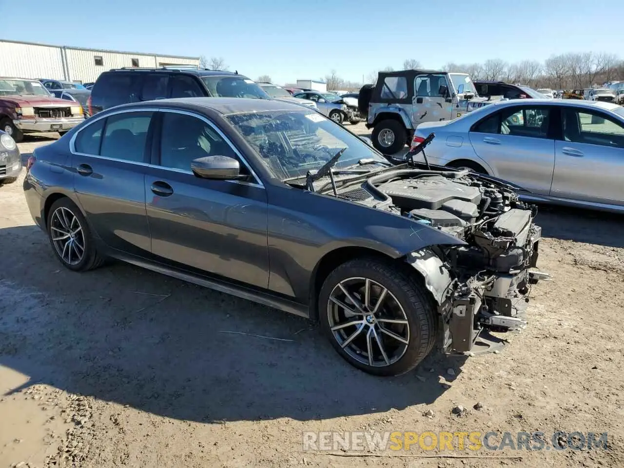 4 Photograph of a damaged car 3MW5R7J01M8C00445 BMW 3 SERIES 2021