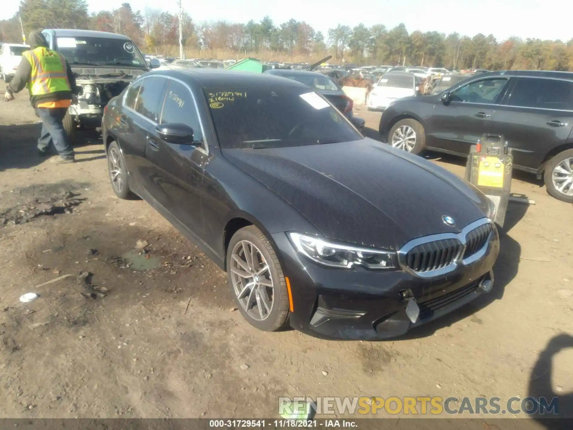 1 Photograph of a damaged car 3MW5R7J01M8C02907 BMW 3 SERIES 2021