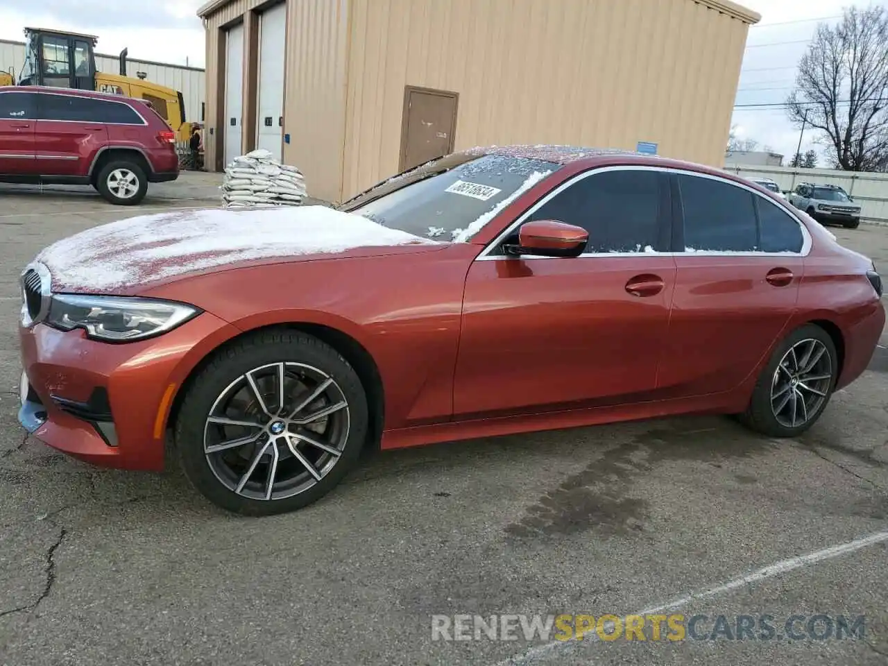 1 Photograph of a damaged car 3MW5R7J01M8C16841 BMW 3 SERIES 2021