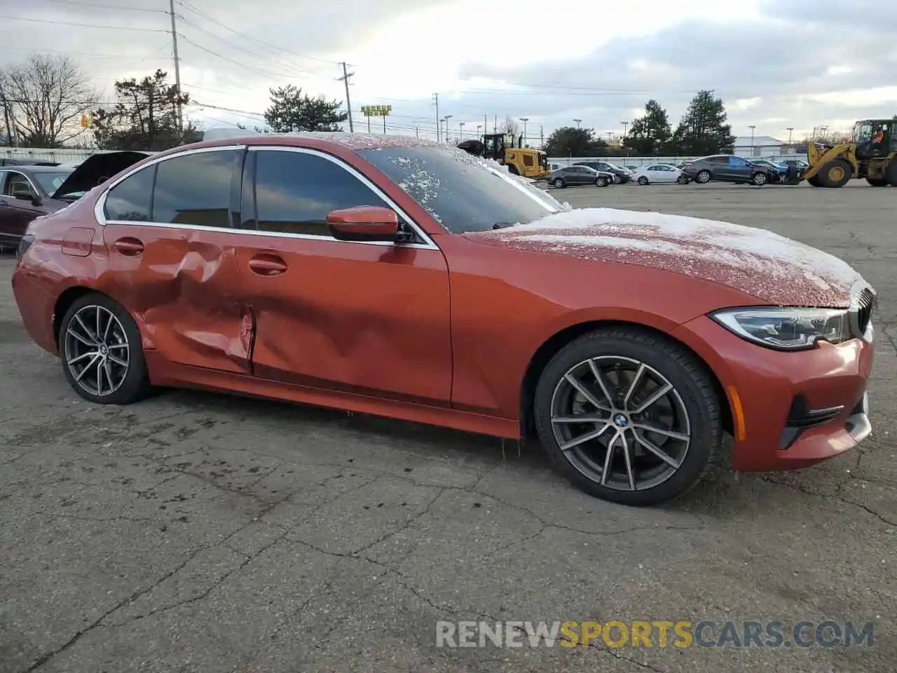 4 Photograph of a damaged car 3MW5R7J01M8C16841 BMW 3 SERIES 2021