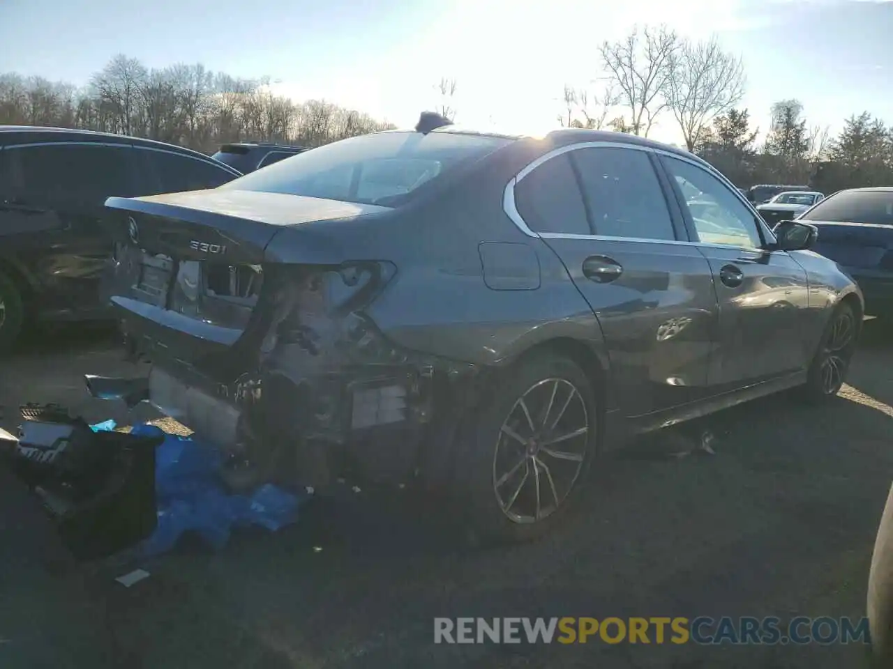 3 Photograph of a damaged car 3MW5R7J02M8B53295 BMW 3 SERIES 2021