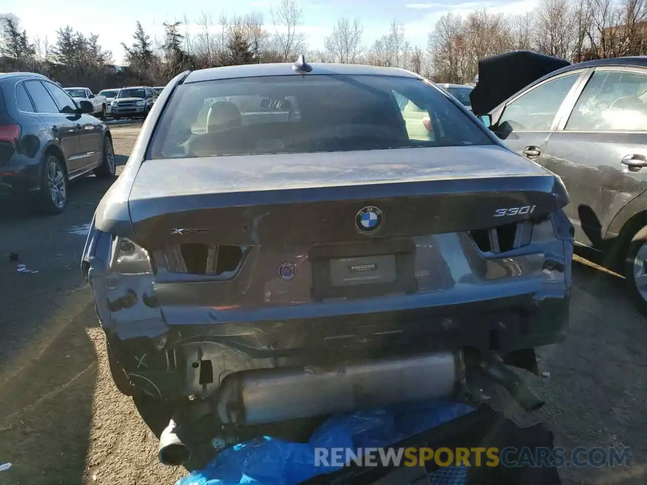 6 Photograph of a damaged car 3MW5R7J02M8B53295 BMW 3 SERIES 2021