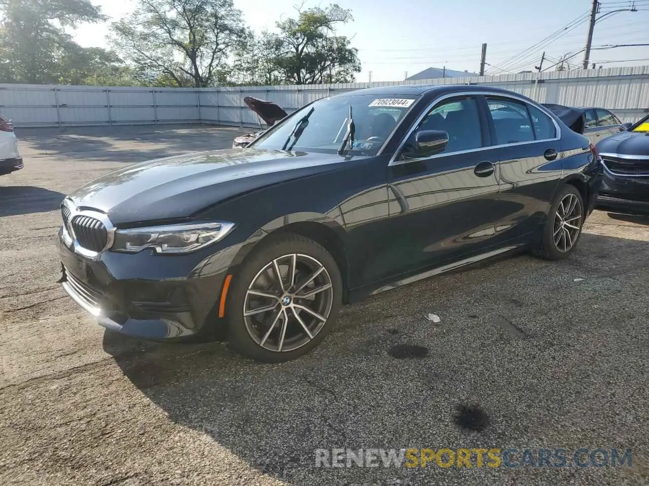 1 Photograph of a damaged car 3MW5R7J02M8B60229 BMW 3 SERIES 2021