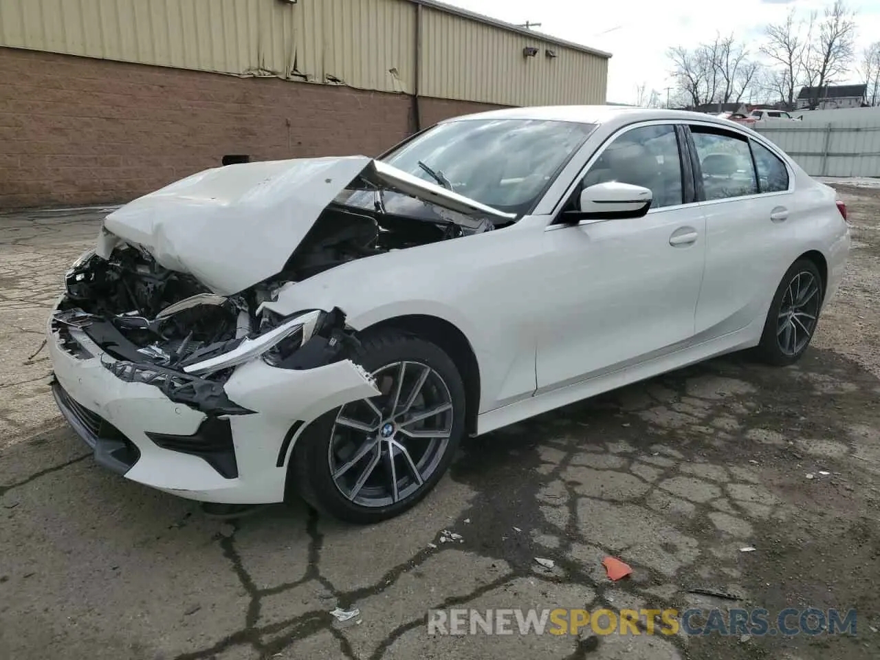 1 Photograph of a damaged car 3MW5R7J02M8B69061 BMW 3 SERIES 2021