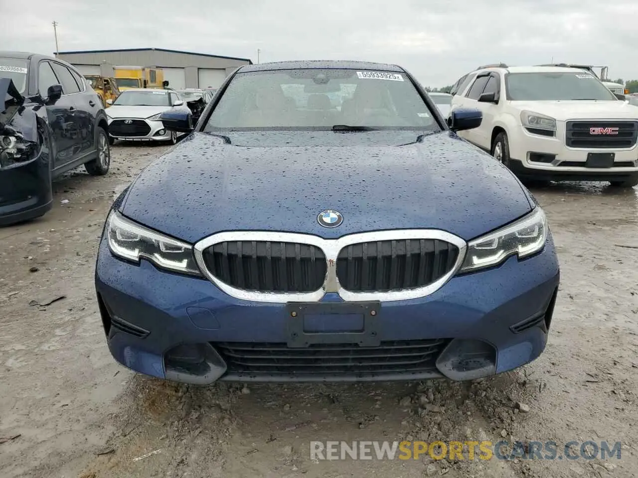 5 Photograph of a damaged car 3MW5R7J02M8B84689 BMW 3 SERIES 2021