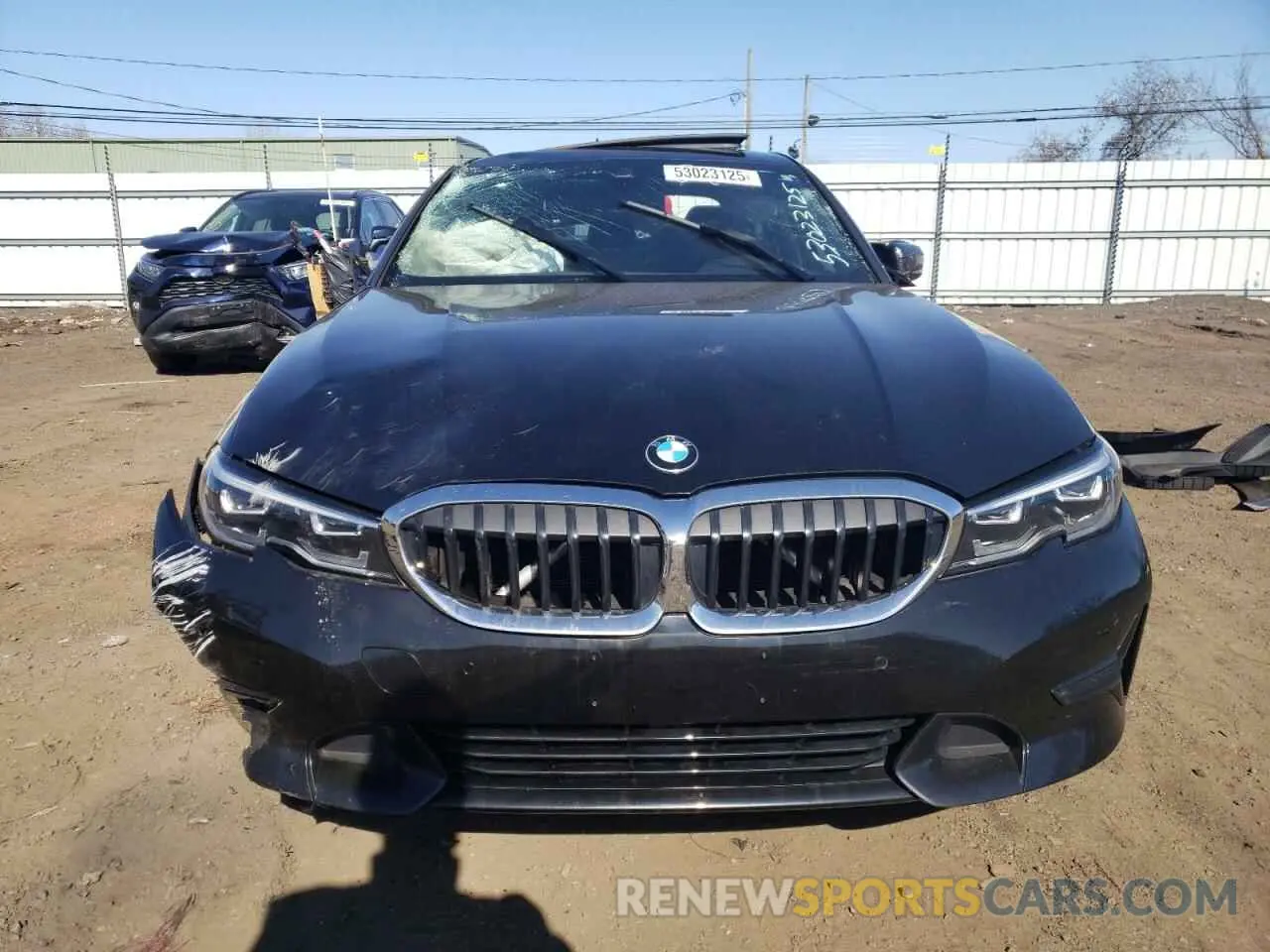 5 Photograph of a damaged car 3MW5R7J02M8B90539 BMW 3 SERIES 2021