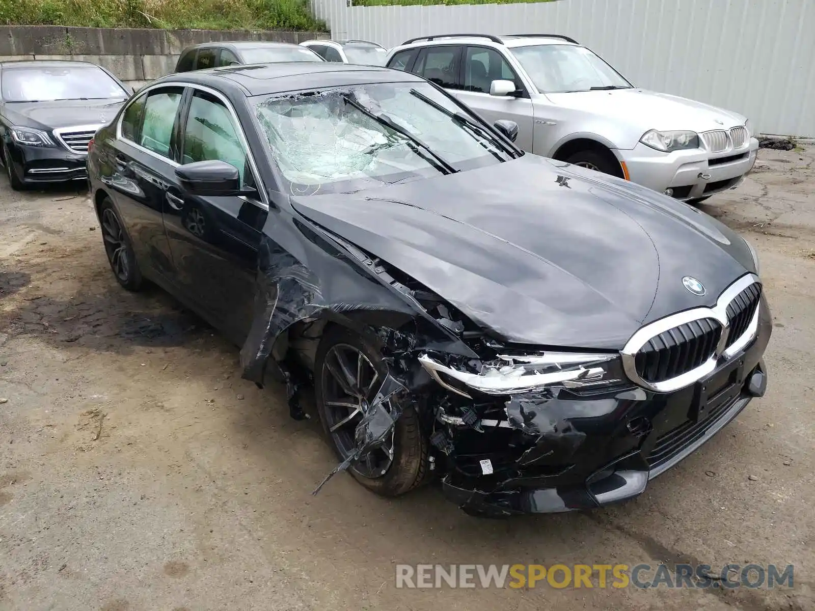 1 Photograph of a damaged car 3MW5R7J02M8B91934 BMW 3 SERIES 2021