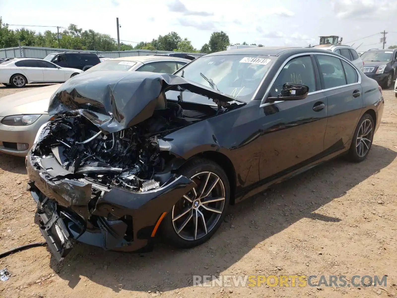 2 Photograph of a damaged car 3MW5R7J02M8C01281 BMW 3 SERIES 2021