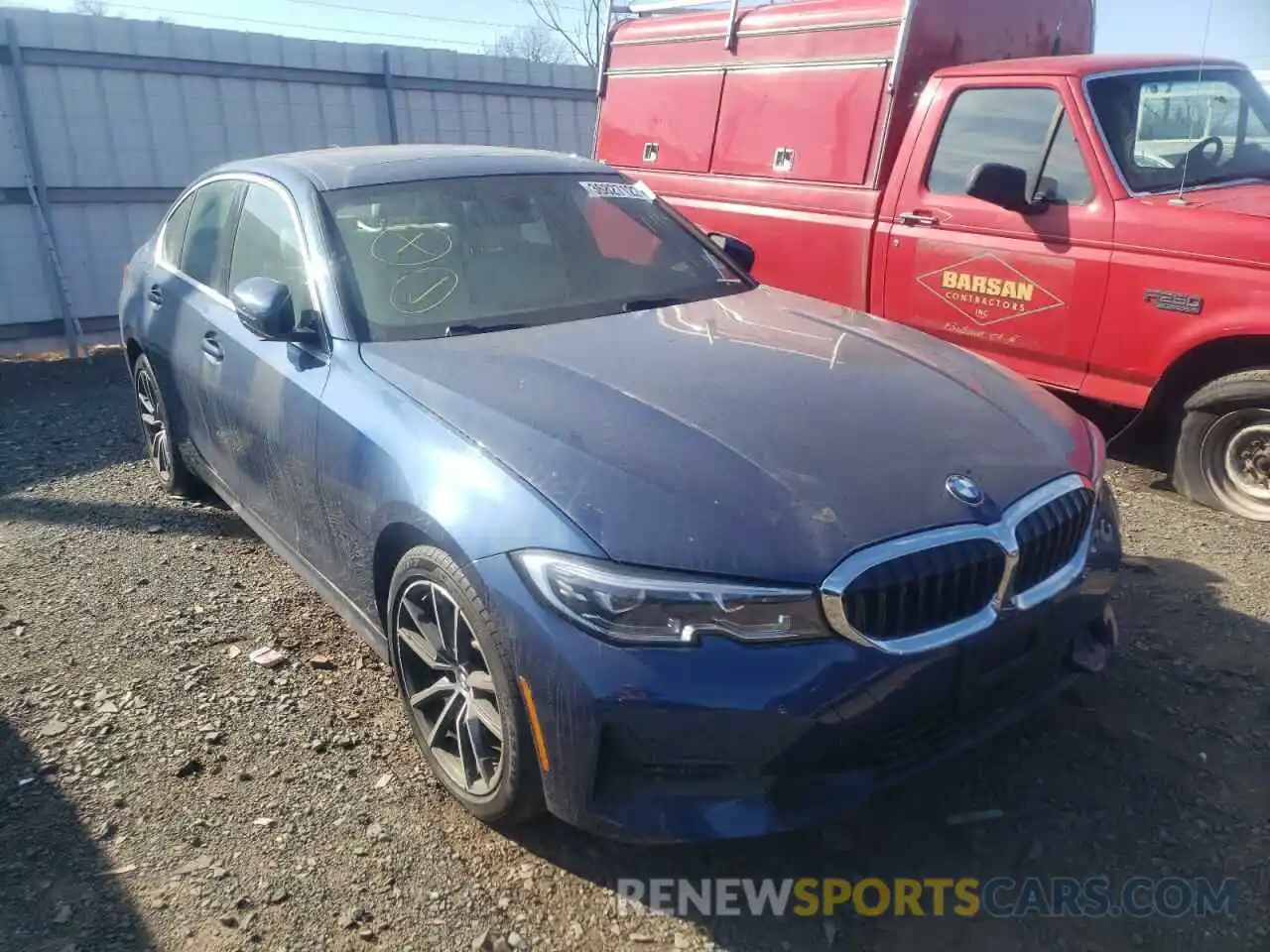 1 Photograph of a damaged car 3MW5R7J02M8C10921 BMW 3 SERIES 2021