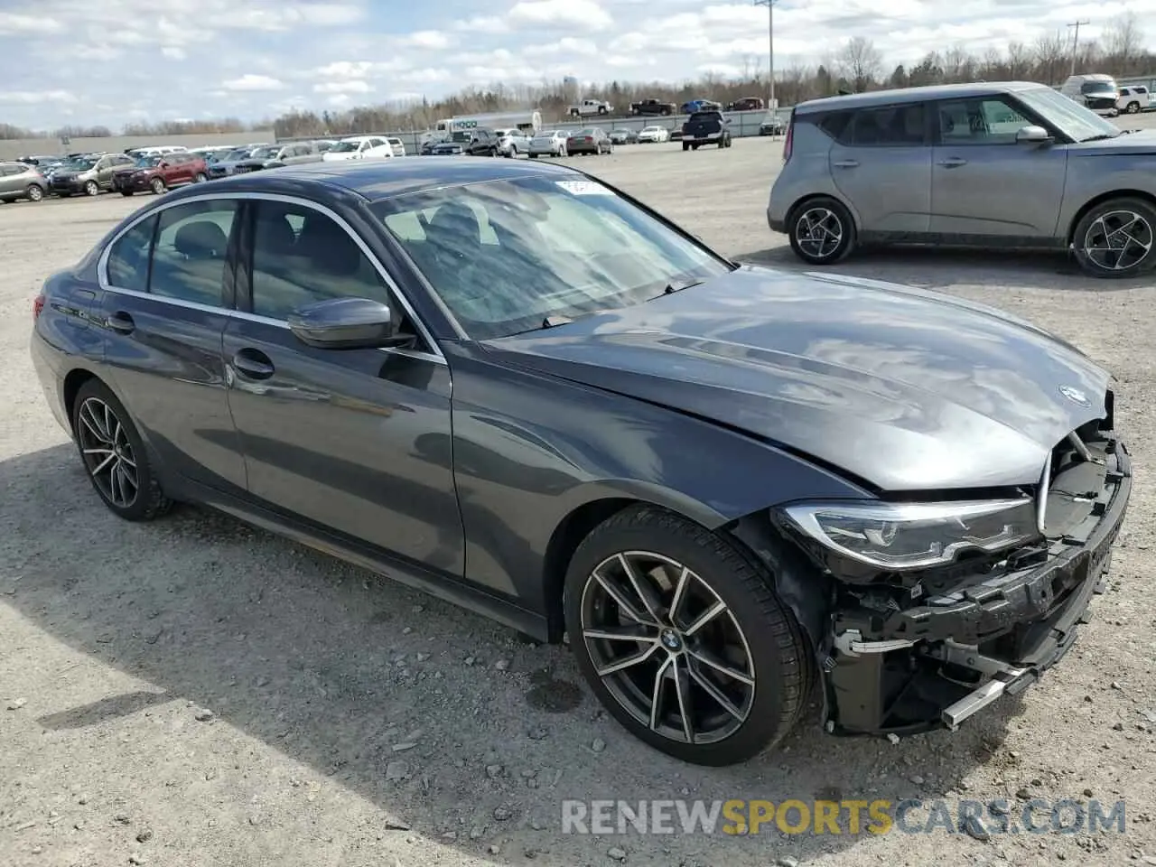 4 Photograph of a damaged car 3MW5R7J02M8C13169 BMW 3 SERIES 2021