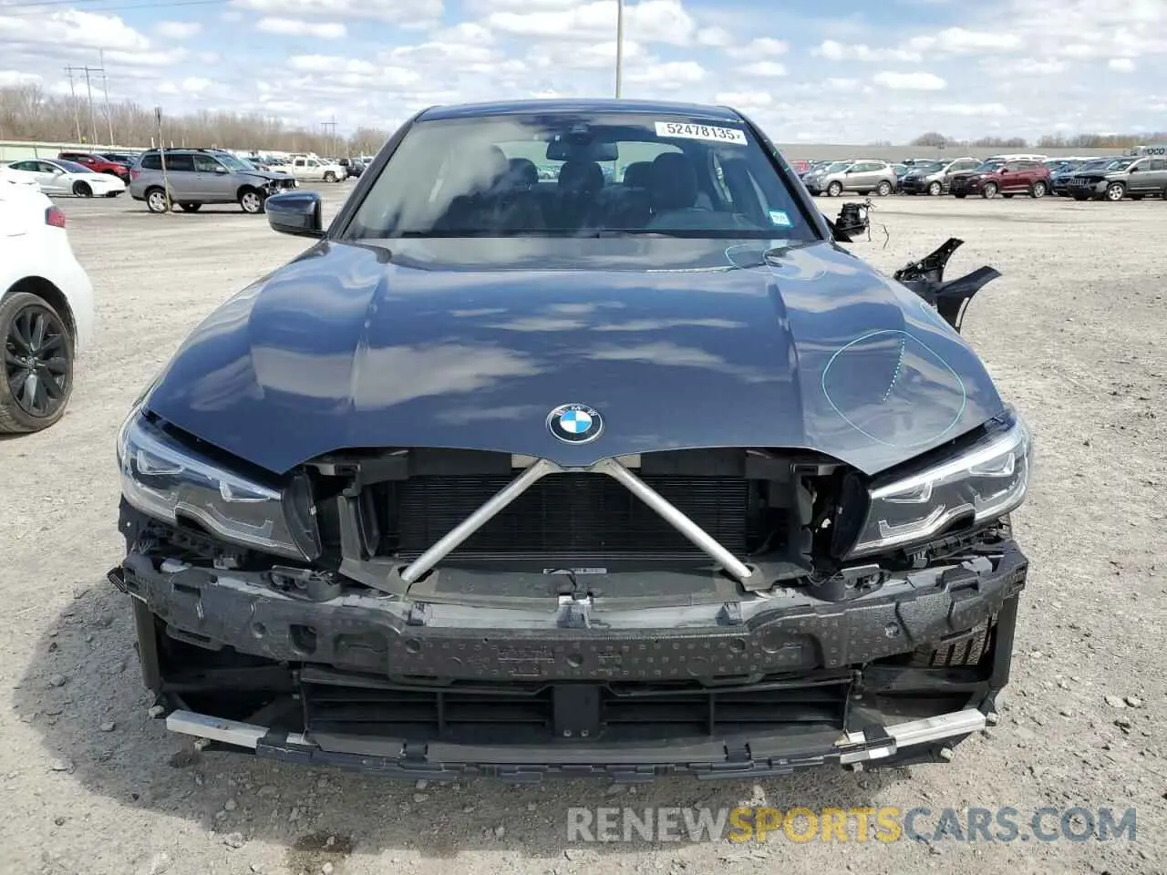 5 Photograph of a damaged car 3MW5R7J02M8C13169 BMW 3 SERIES 2021