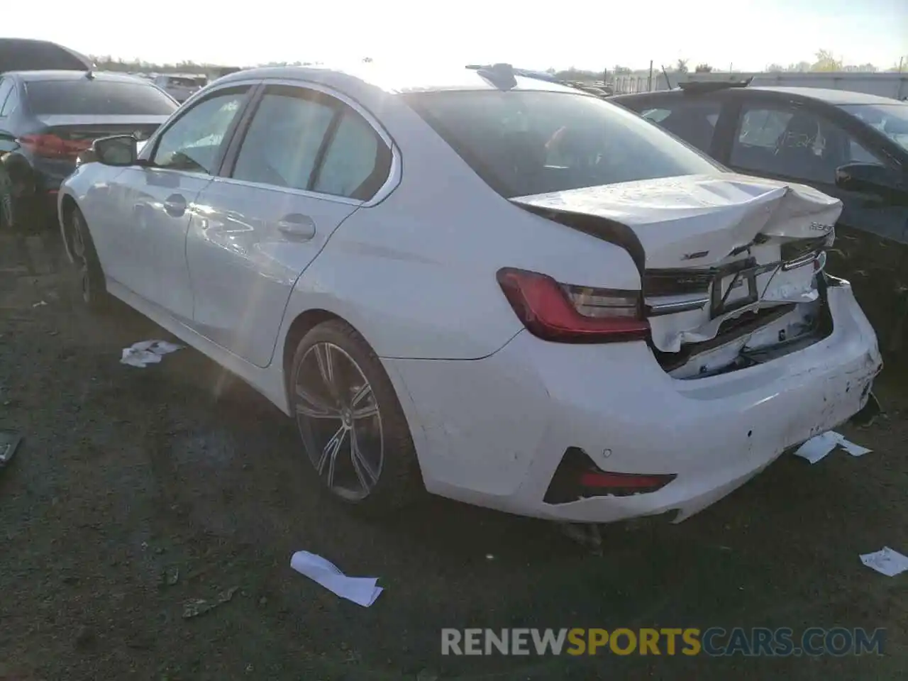 3 Photograph of a damaged car 3MW5R7J03M8B51040 BMW 3 SERIES 2021