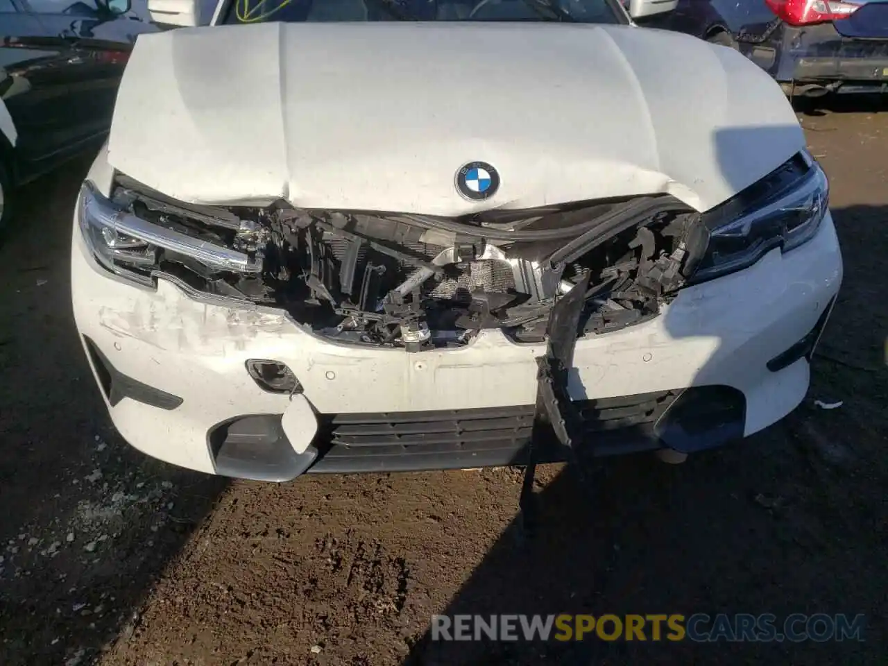 7 Photograph of a damaged car 3MW5R7J03M8B51040 BMW 3 SERIES 2021