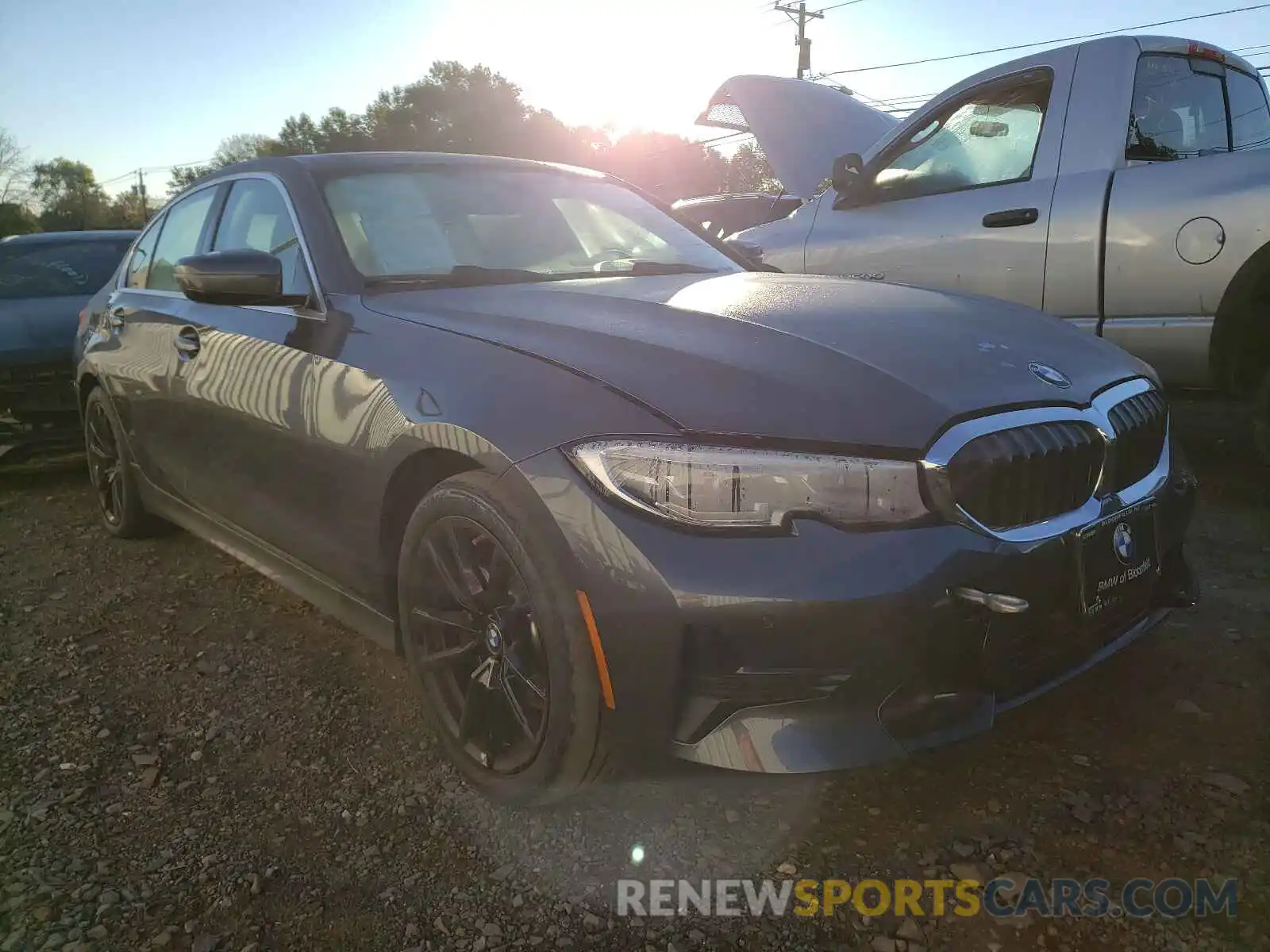 1 Photograph of a damaged car 3MW5R7J03M8B65052 BMW 3 SERIES 2021