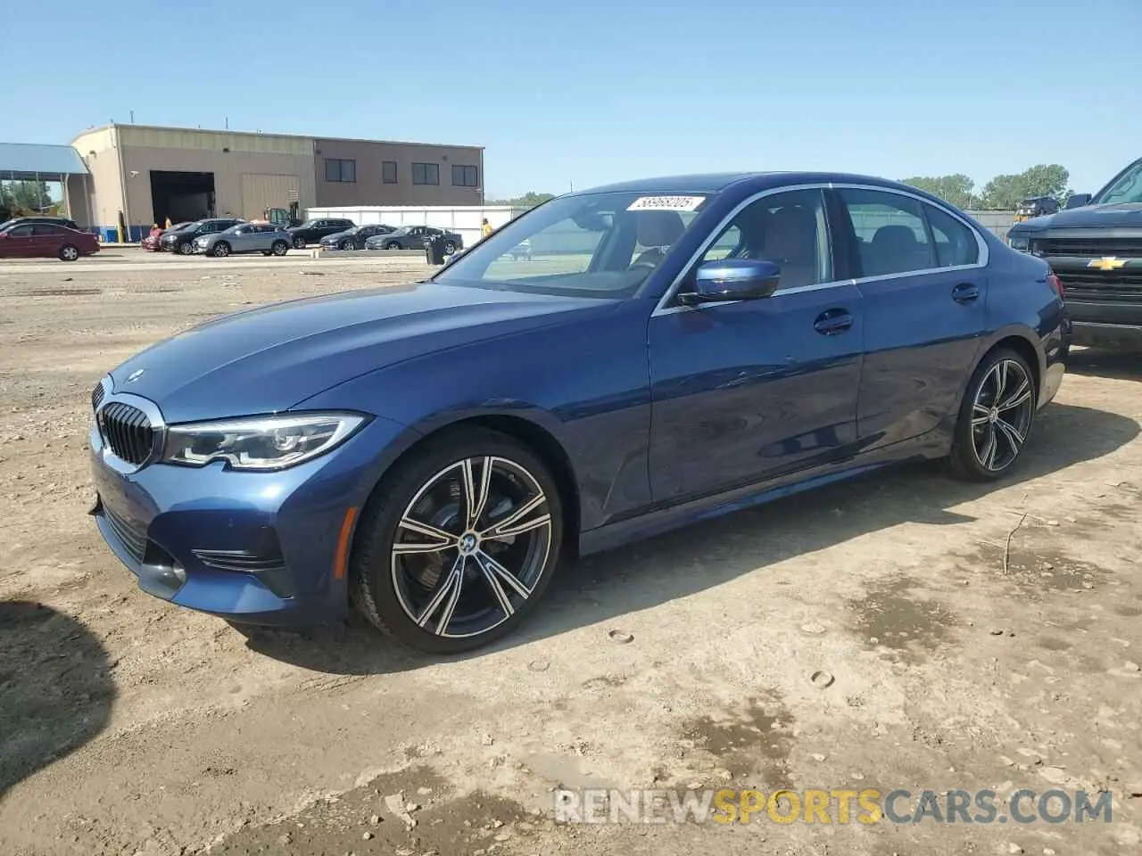 1 Photograph of a damaged car 3MW5R7J03M8B68713 BMW 3 SERIES 2021
