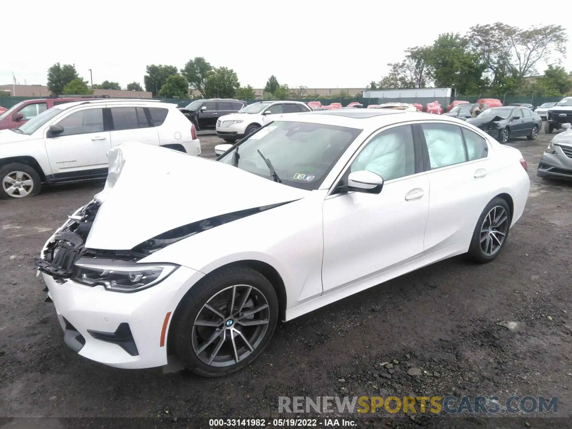 2 Photograph of a damaged car 3MW5R7J03M8B69019 BMW 3 SERIES 2021